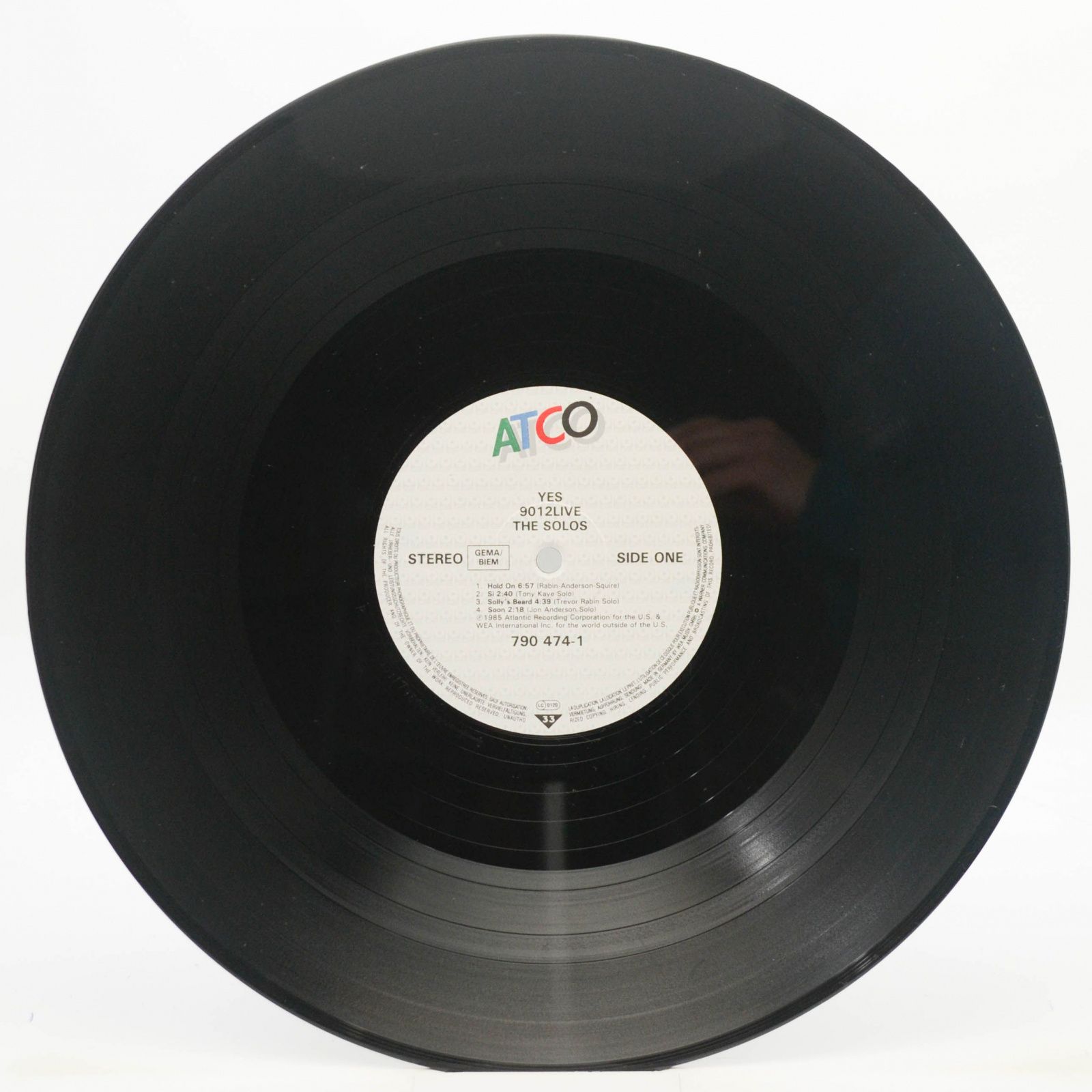 Yes — 9012Live • The Solos, 1985