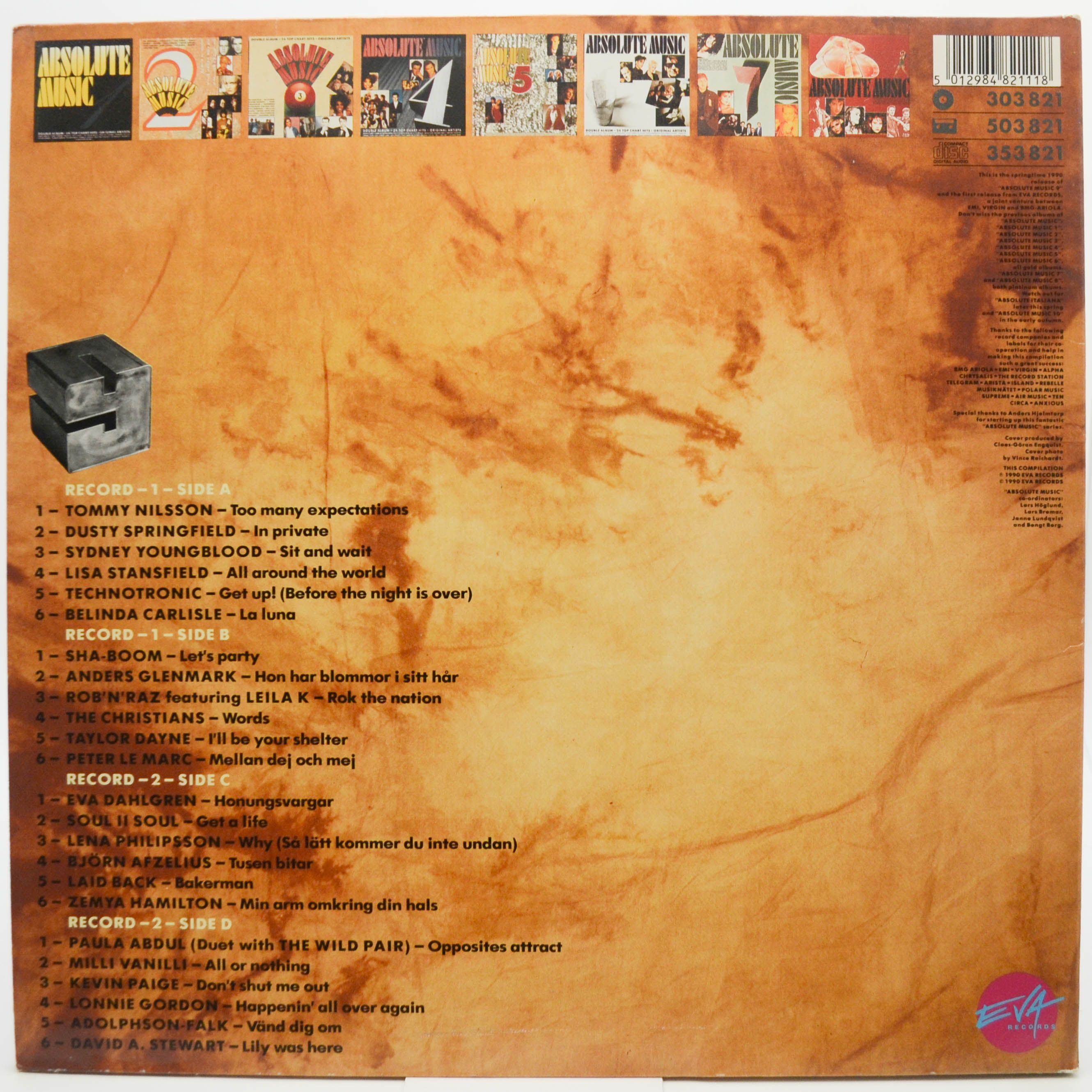 Various — Absolute Music 9 (2LP), 1990