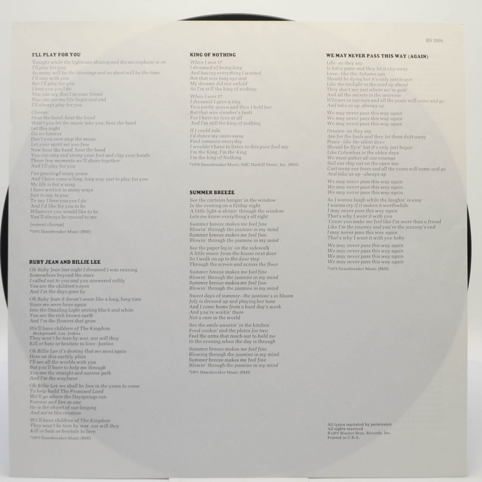 Seals & Crofts — Greatest Hits, 1975