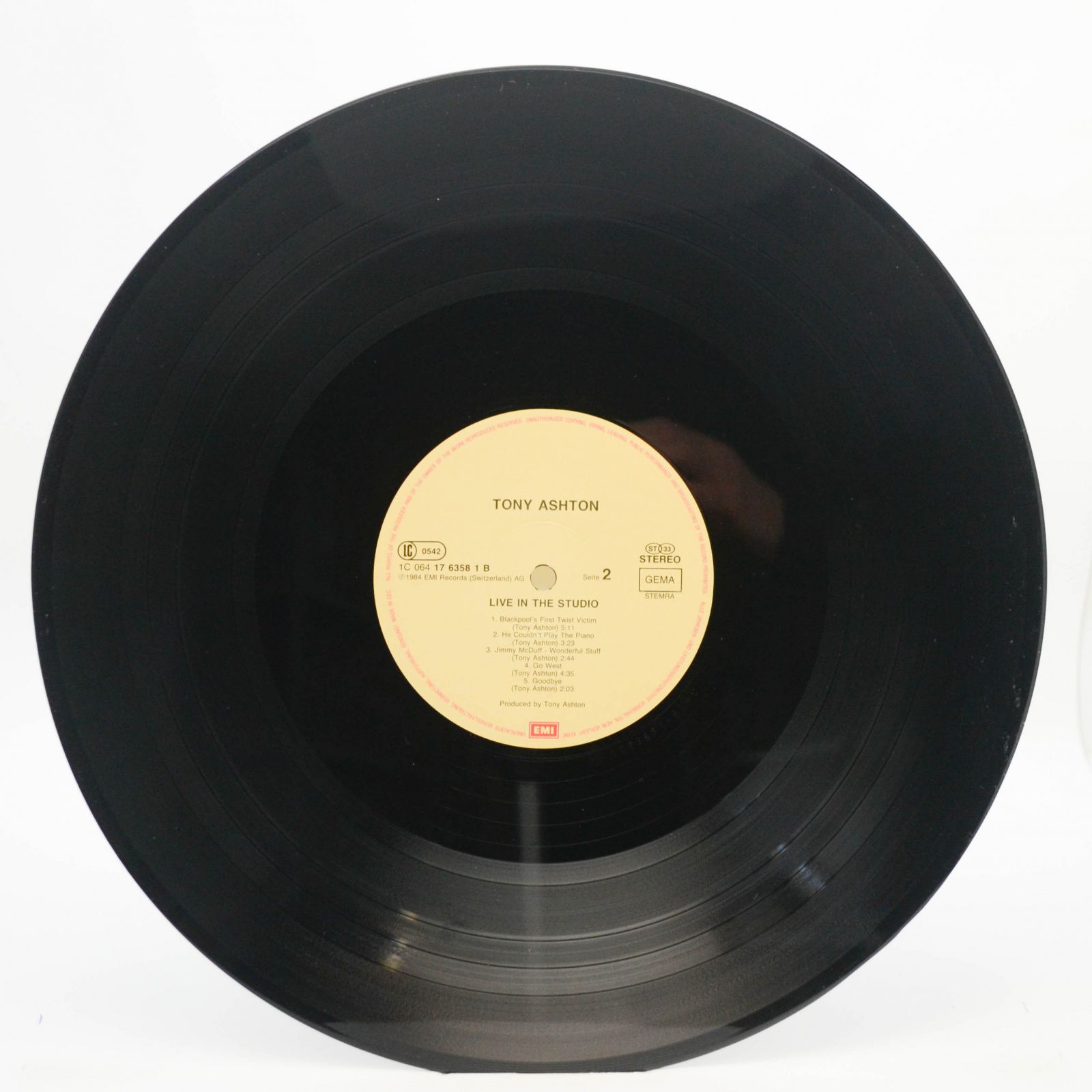 Tony Ashton — Live In The Studio, 1984