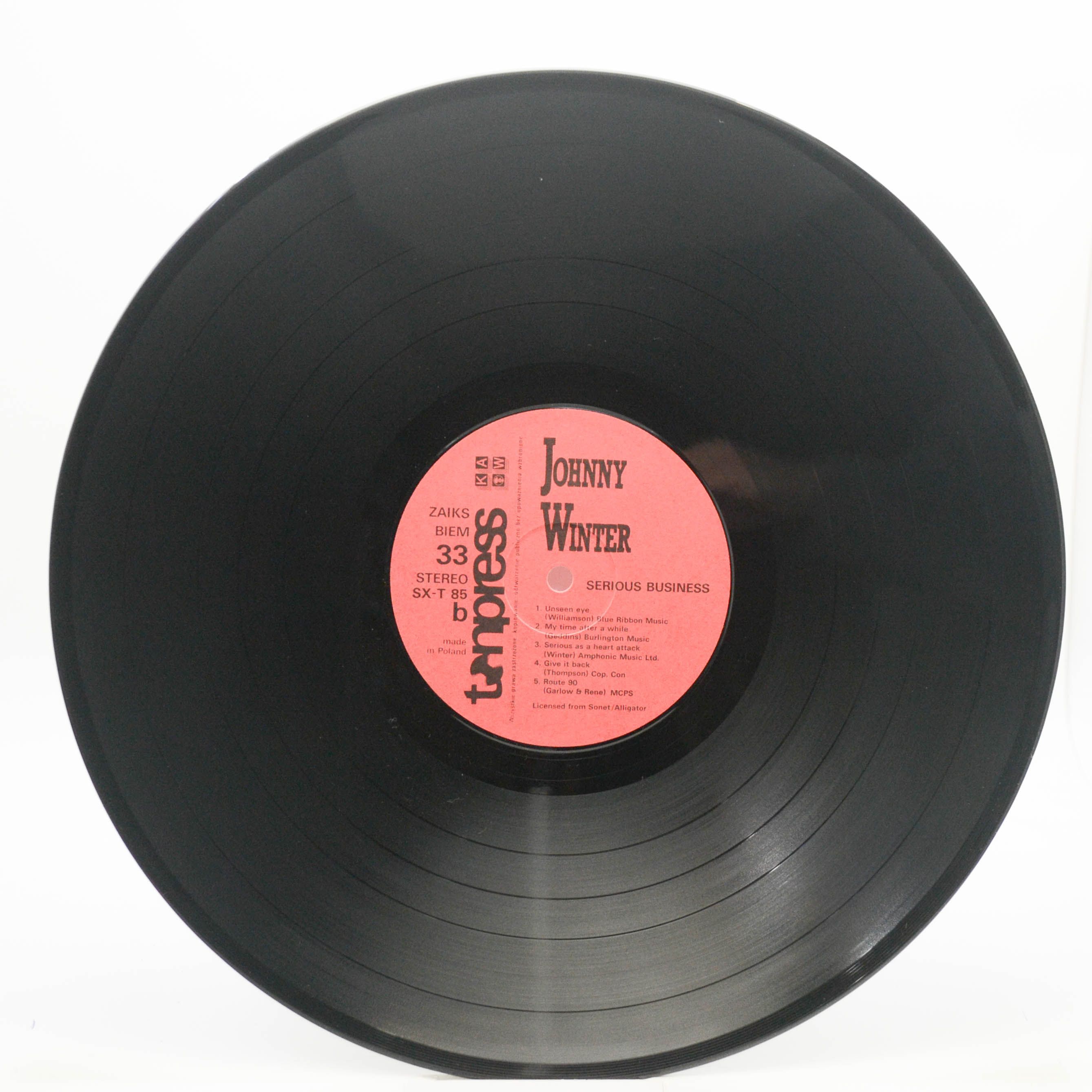 Johnny Winter — Serious Business, 1986