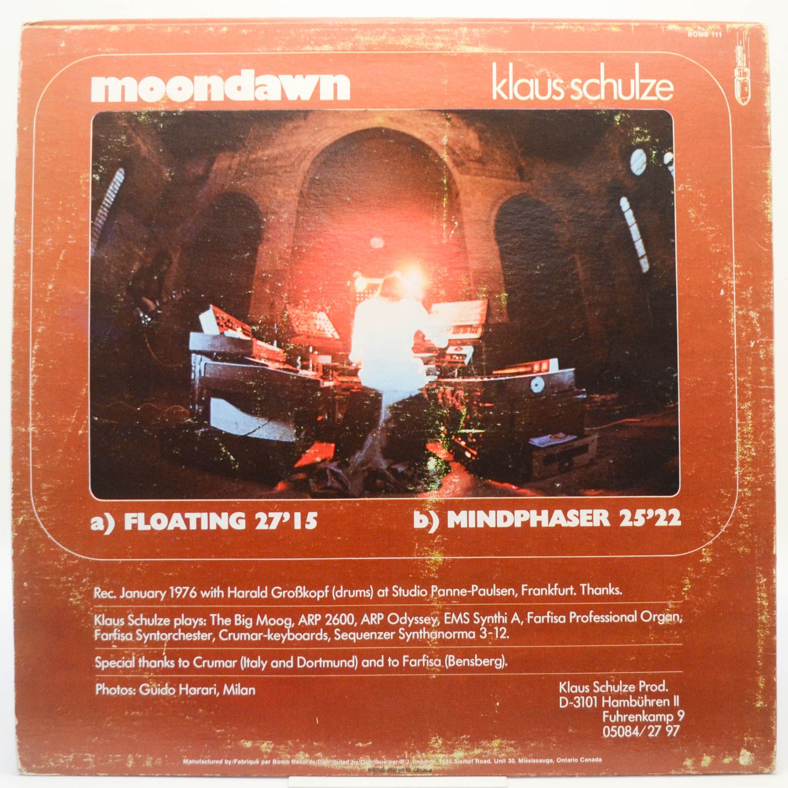 Klaus Schulze — Moondawn, 1979