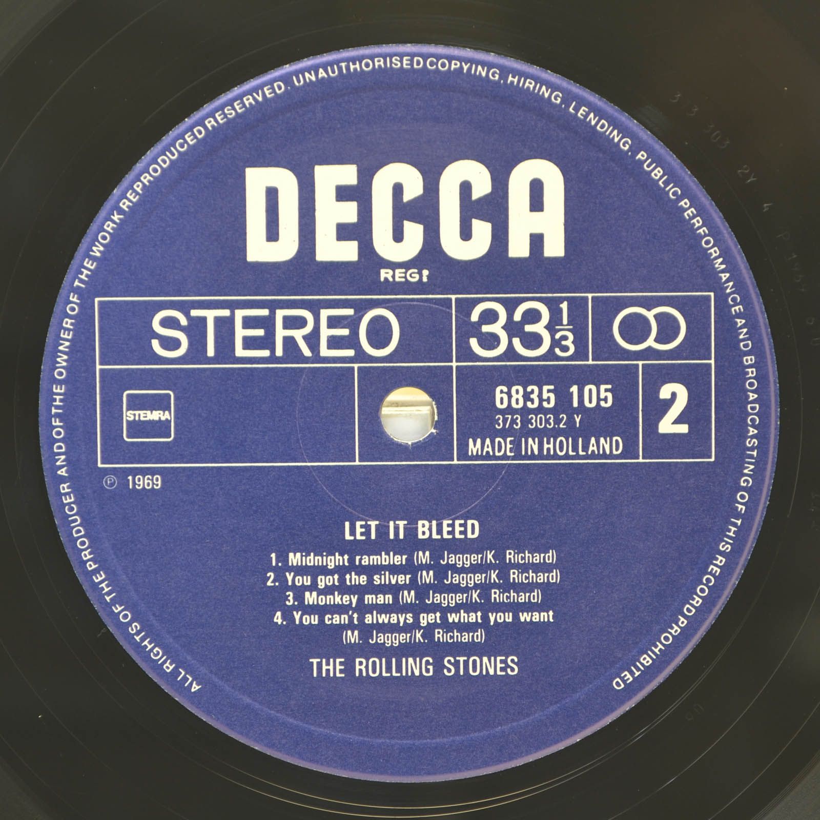 Rolling Stones — Let It Bleed, 1969