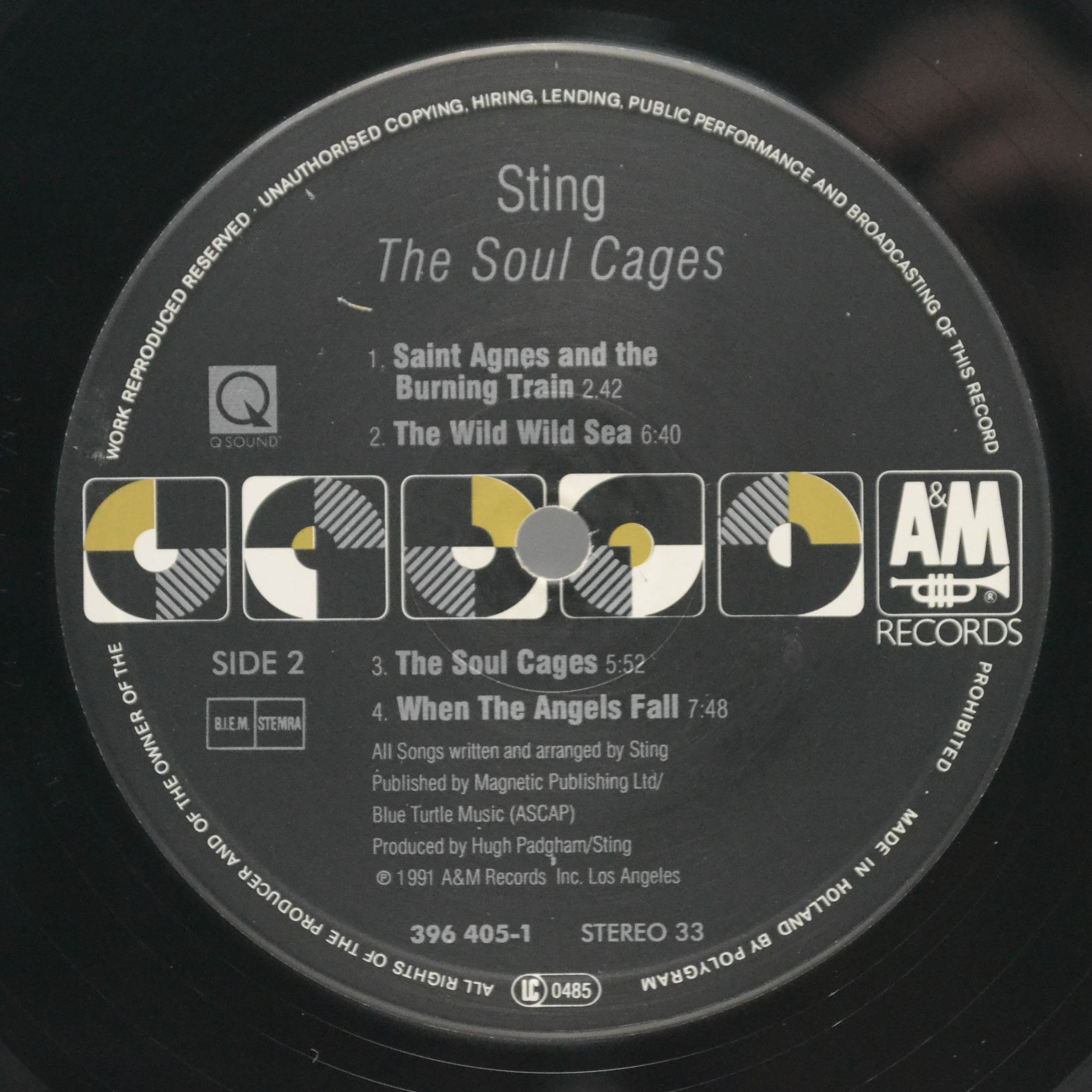 Sting — The Soul Cages, 1991