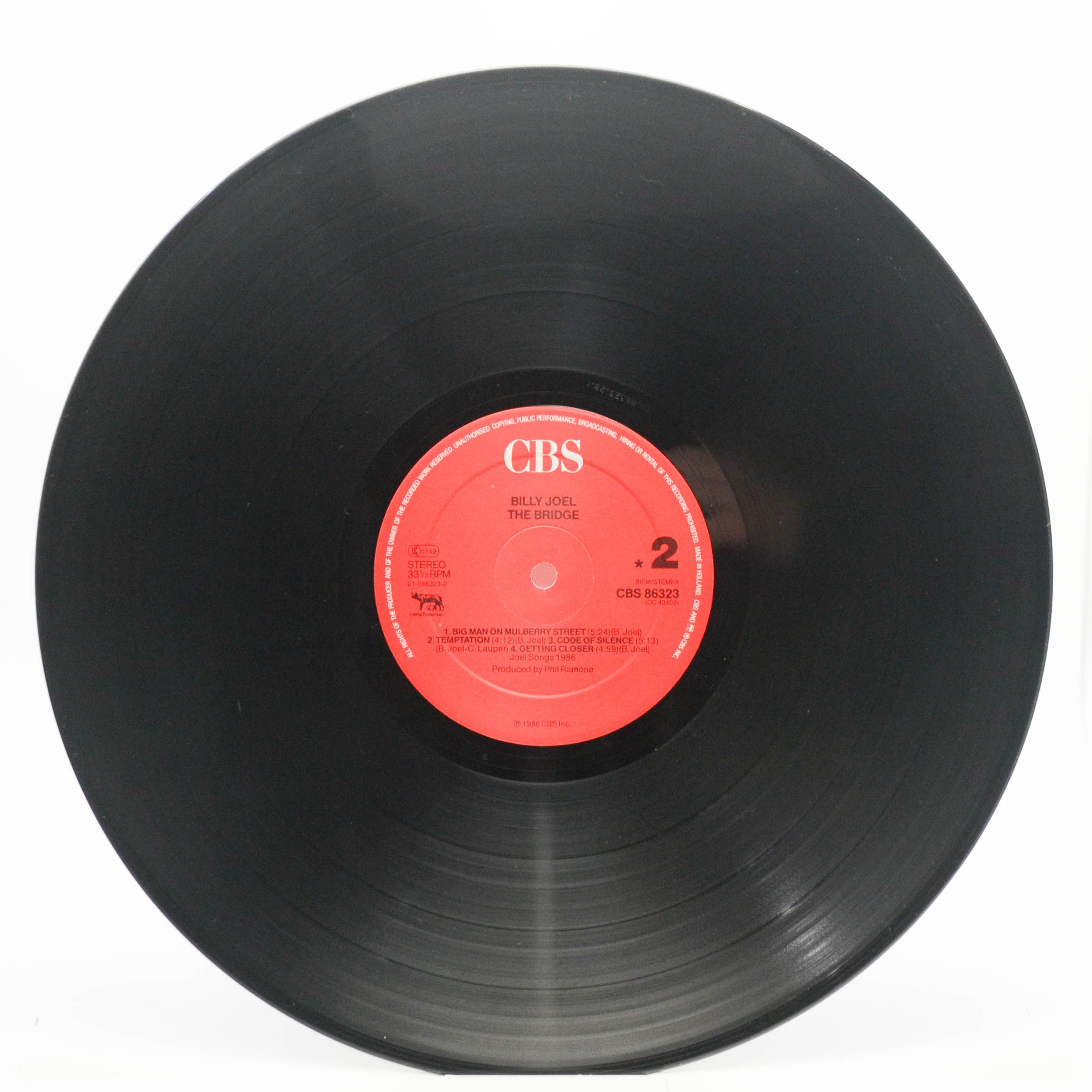 Billy Joel — The Bridge, 1986