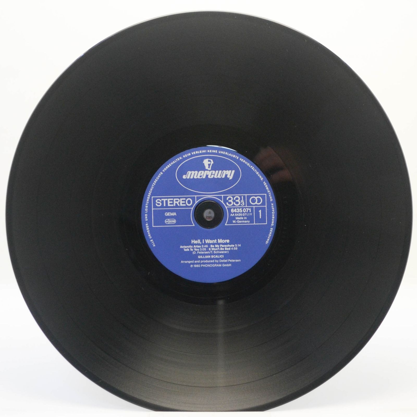 Gillian Scalici — Hell, I Want More, 1980