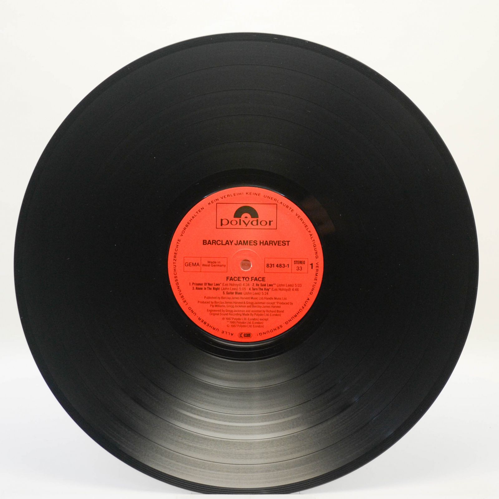 Barclay James Harvest — Face To Face, 1987