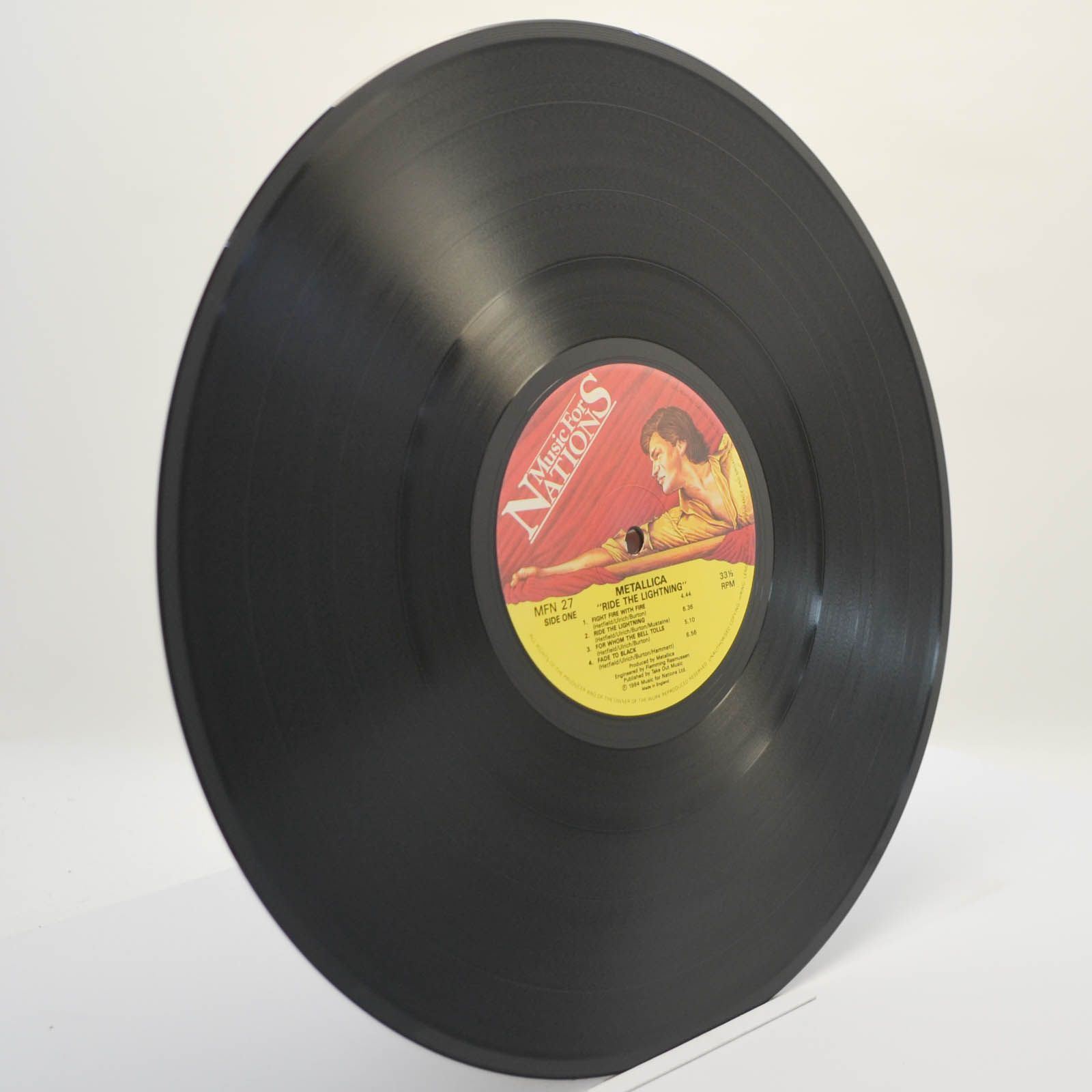 Metallica — Ride The Lightning (UK), 1984