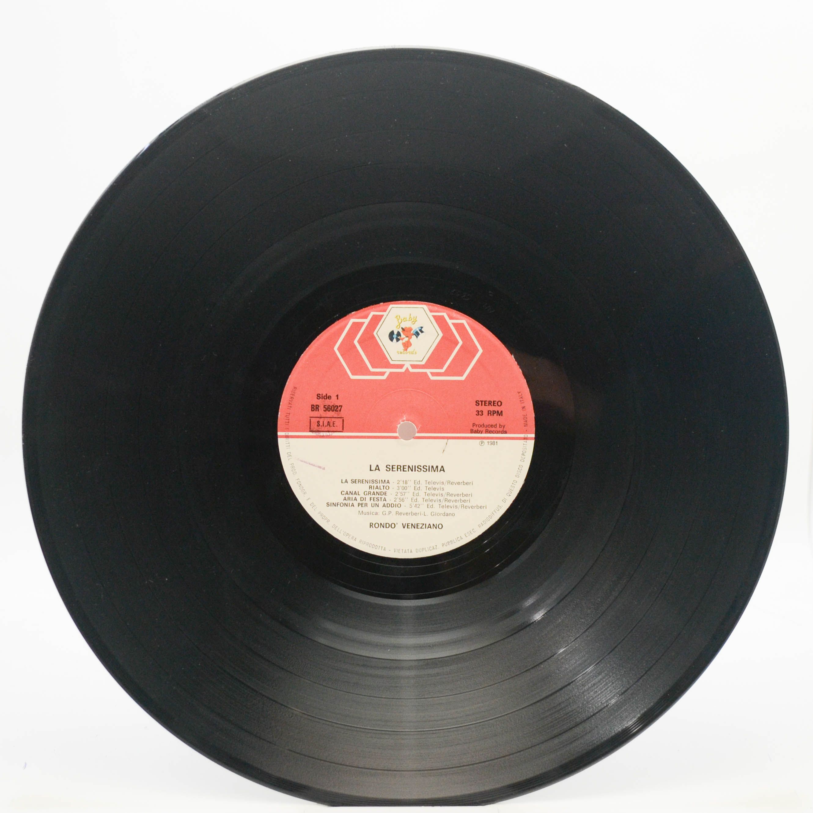 Rondo' Veneziano — La Serenissima (1-st, Italy), 1981