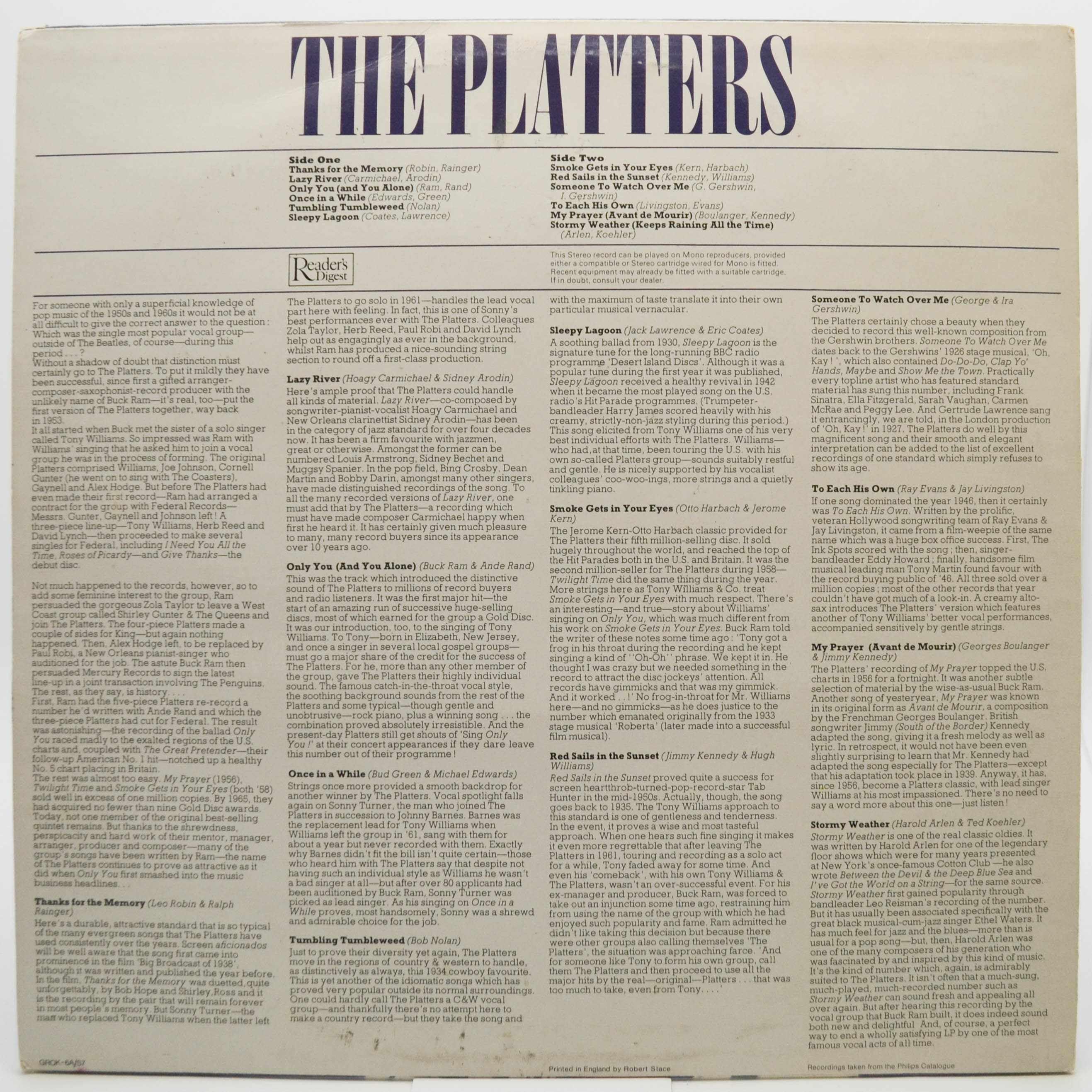 Platters — The Platters, 1976