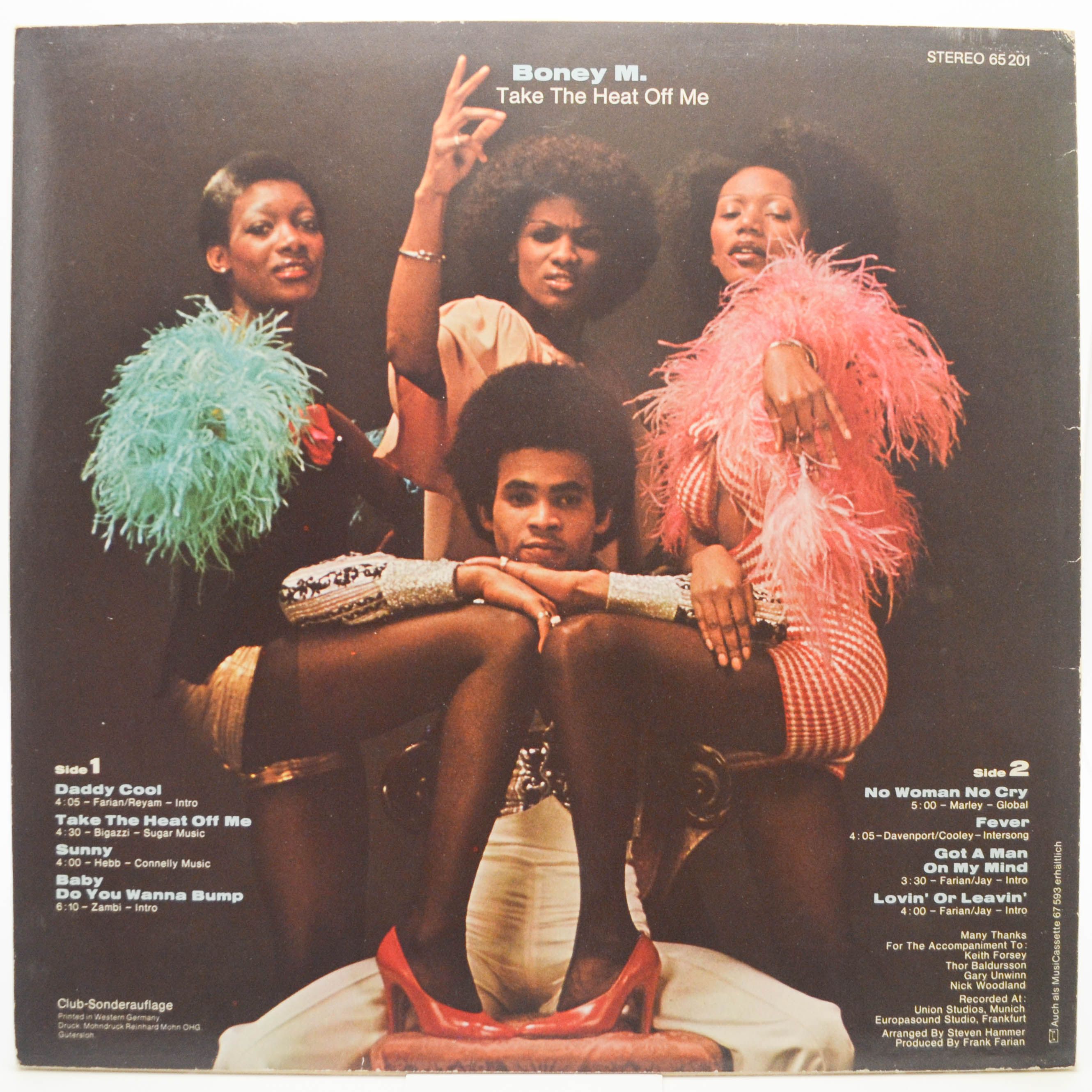 Boney M. — Take The Heat Off Me, 1977
