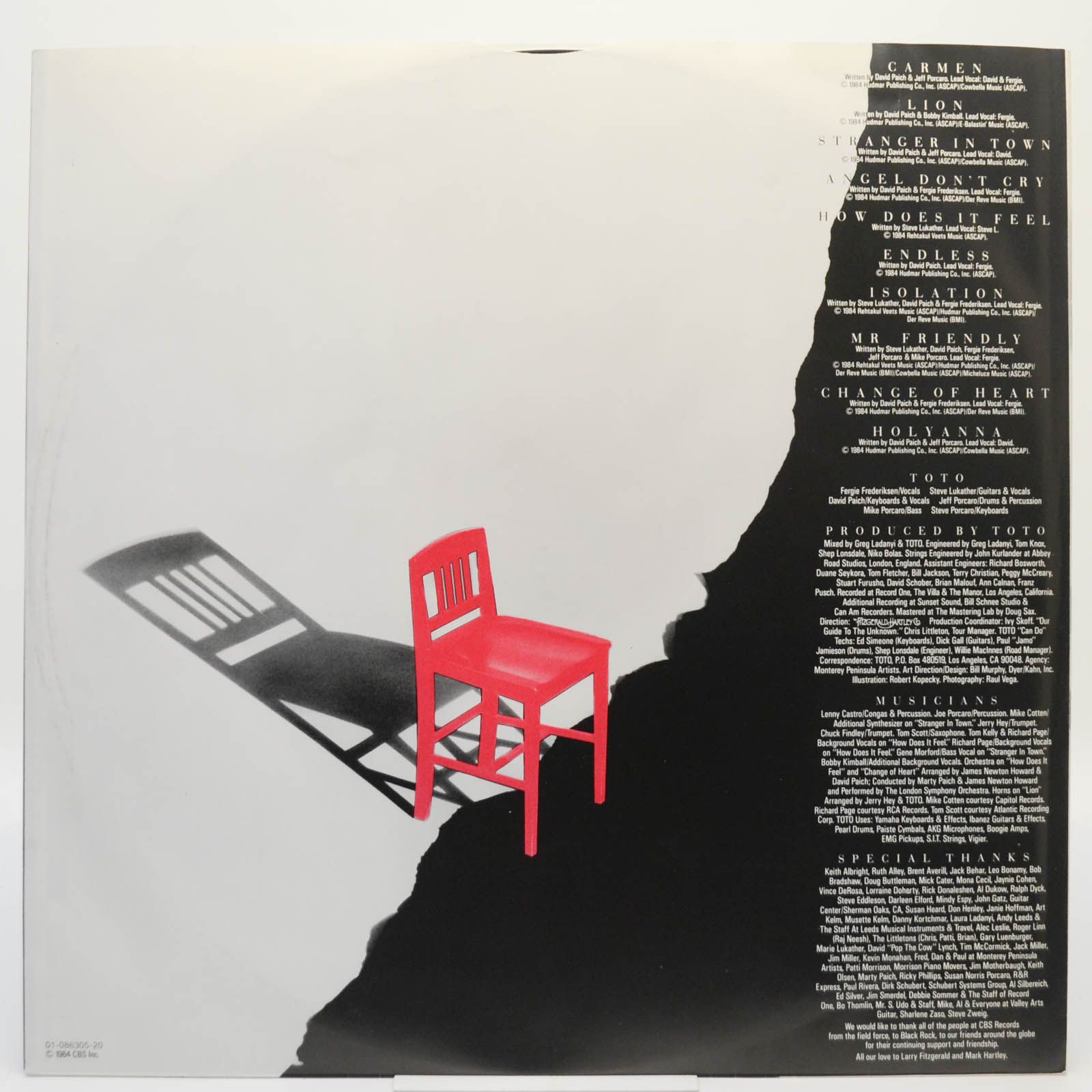 Toto — Isolation, 1984