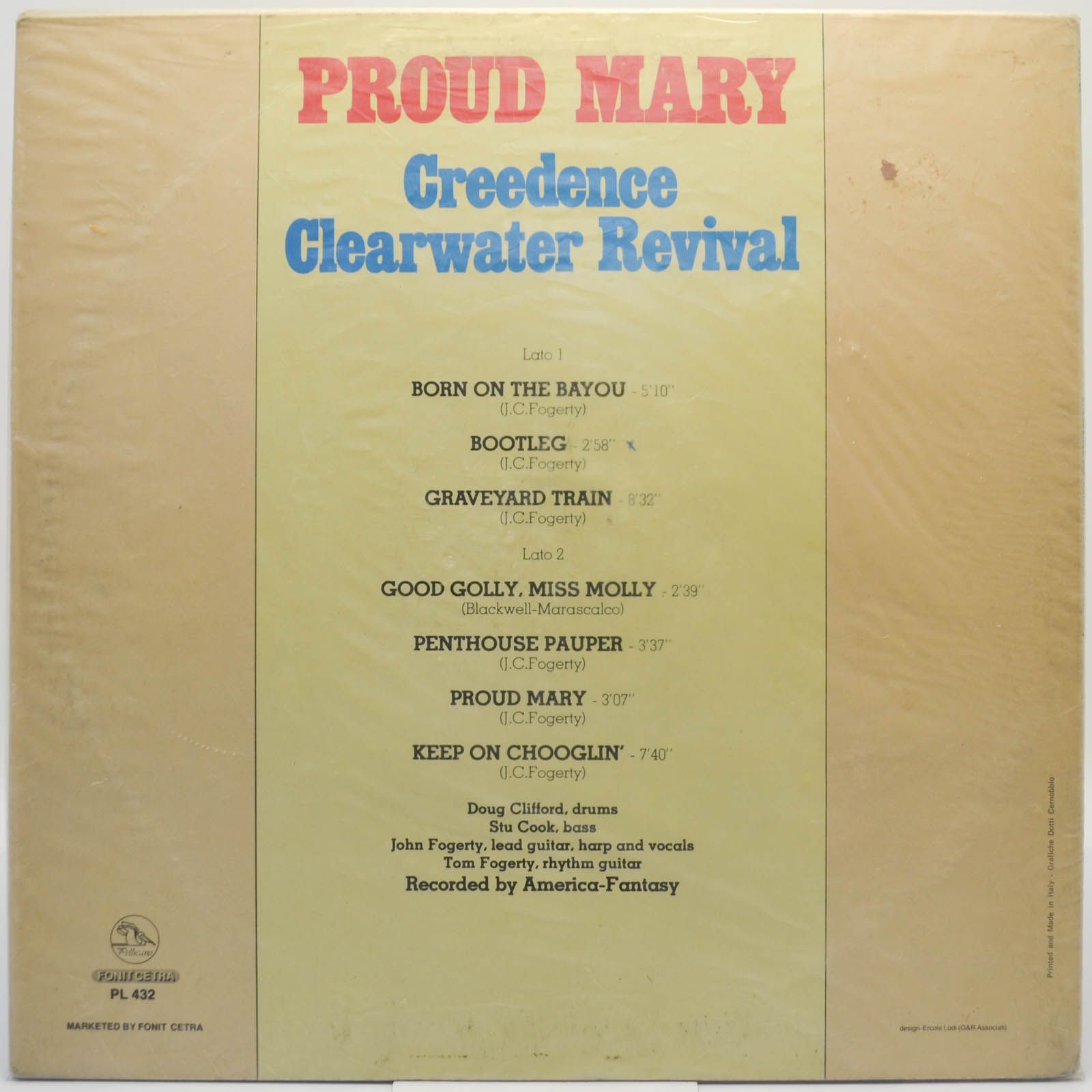 Creedence Clearwater Revival — Proud Mary, 1969