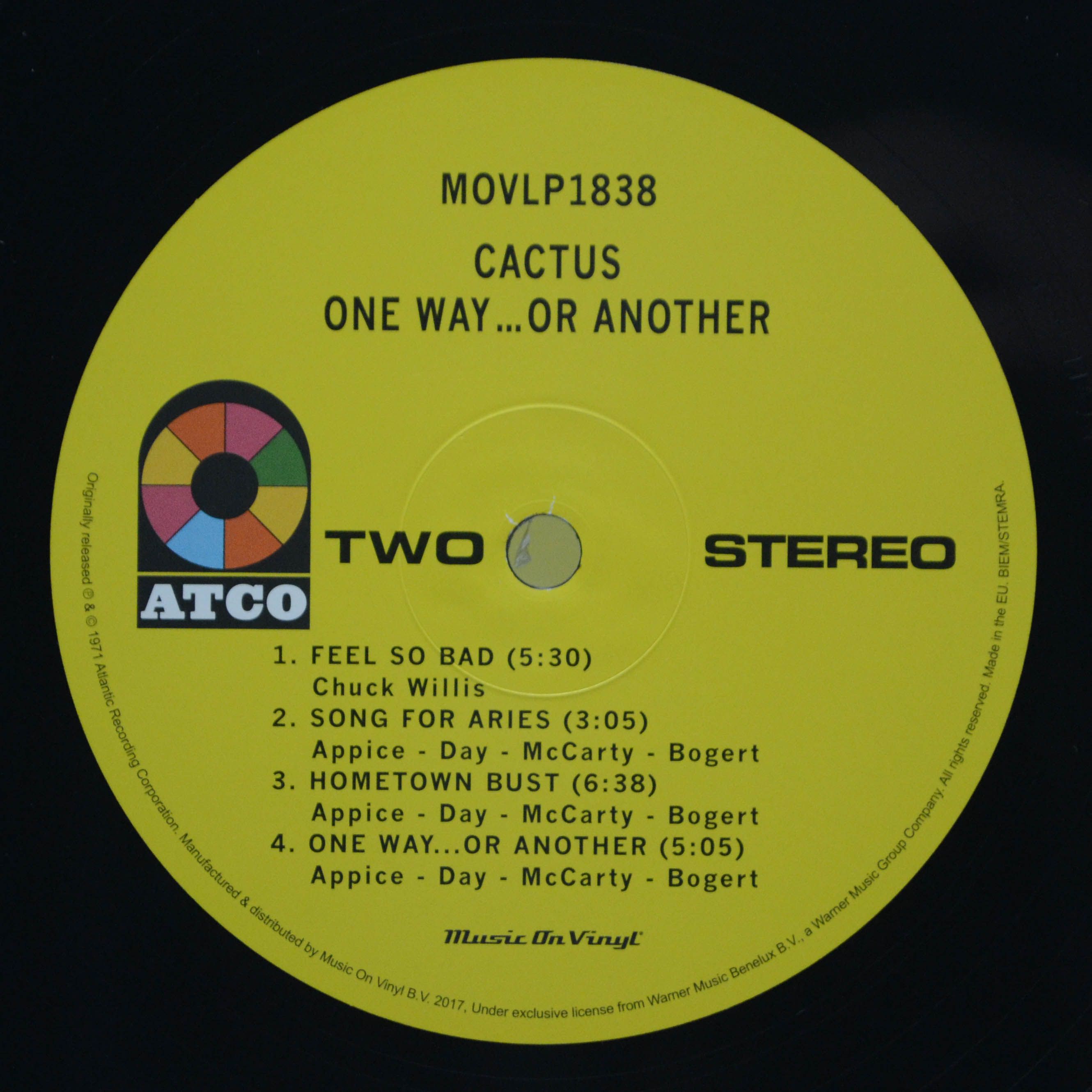 Cactus — One Way...Or Another, 1971