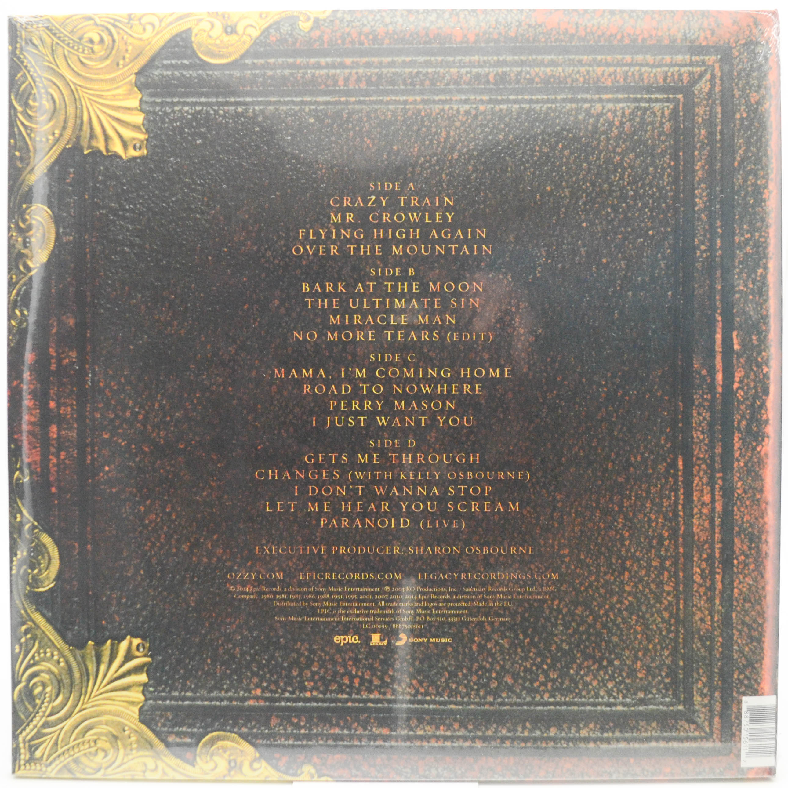 Ozzy Osbourne — Memoirs Of A Madman (2LP), 2014