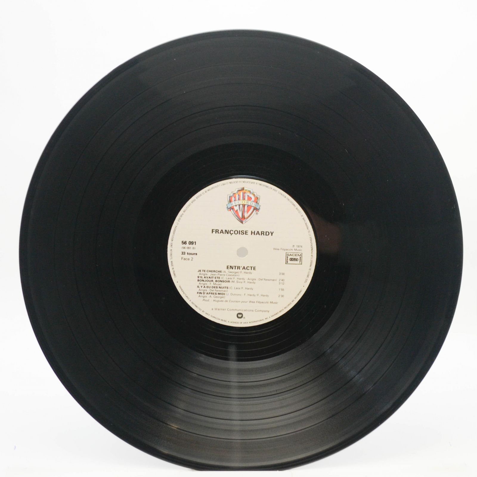 Françoise Hardy — Entr'acte (France), 1974