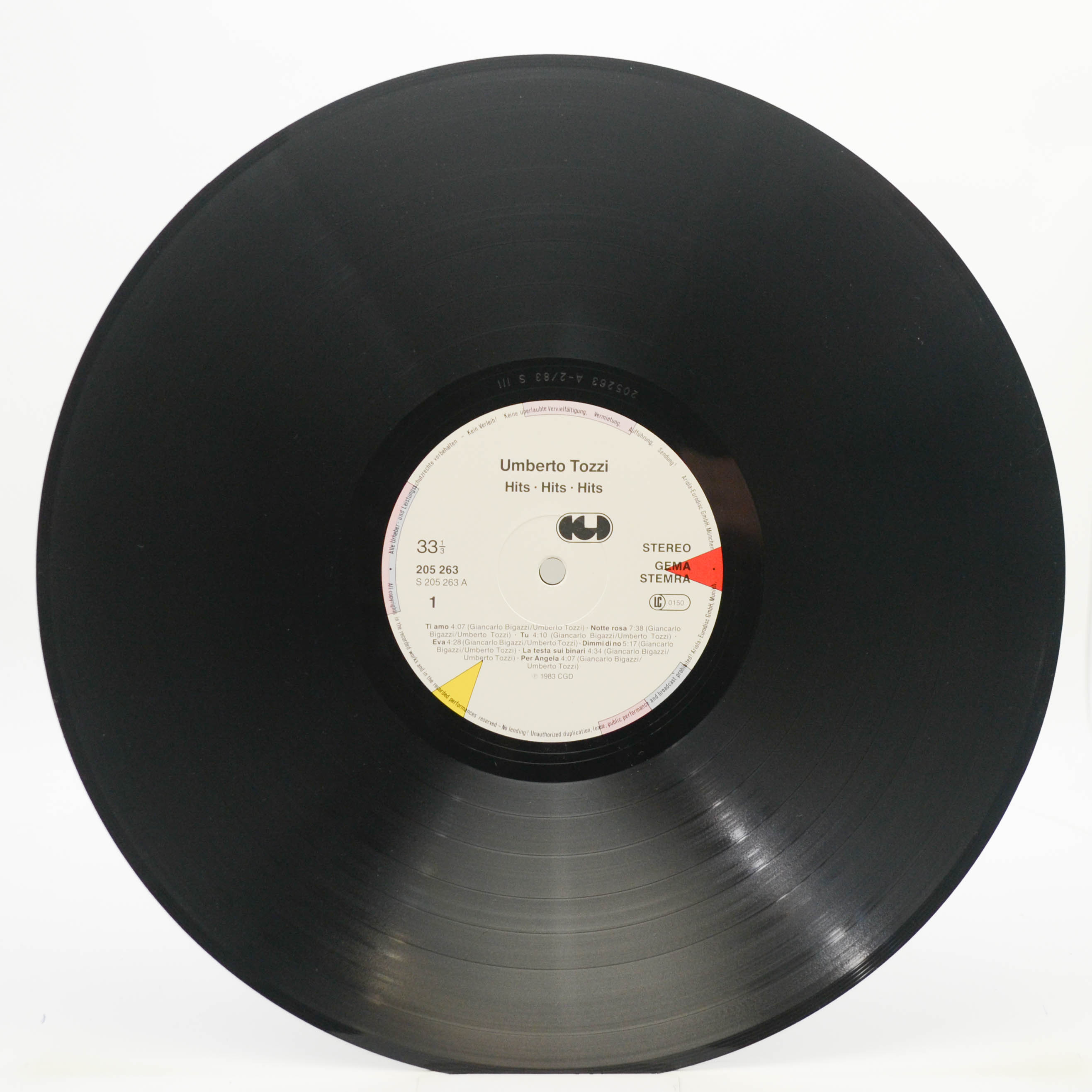 Umberto Tozzi — Hits Hits Hits, 1983