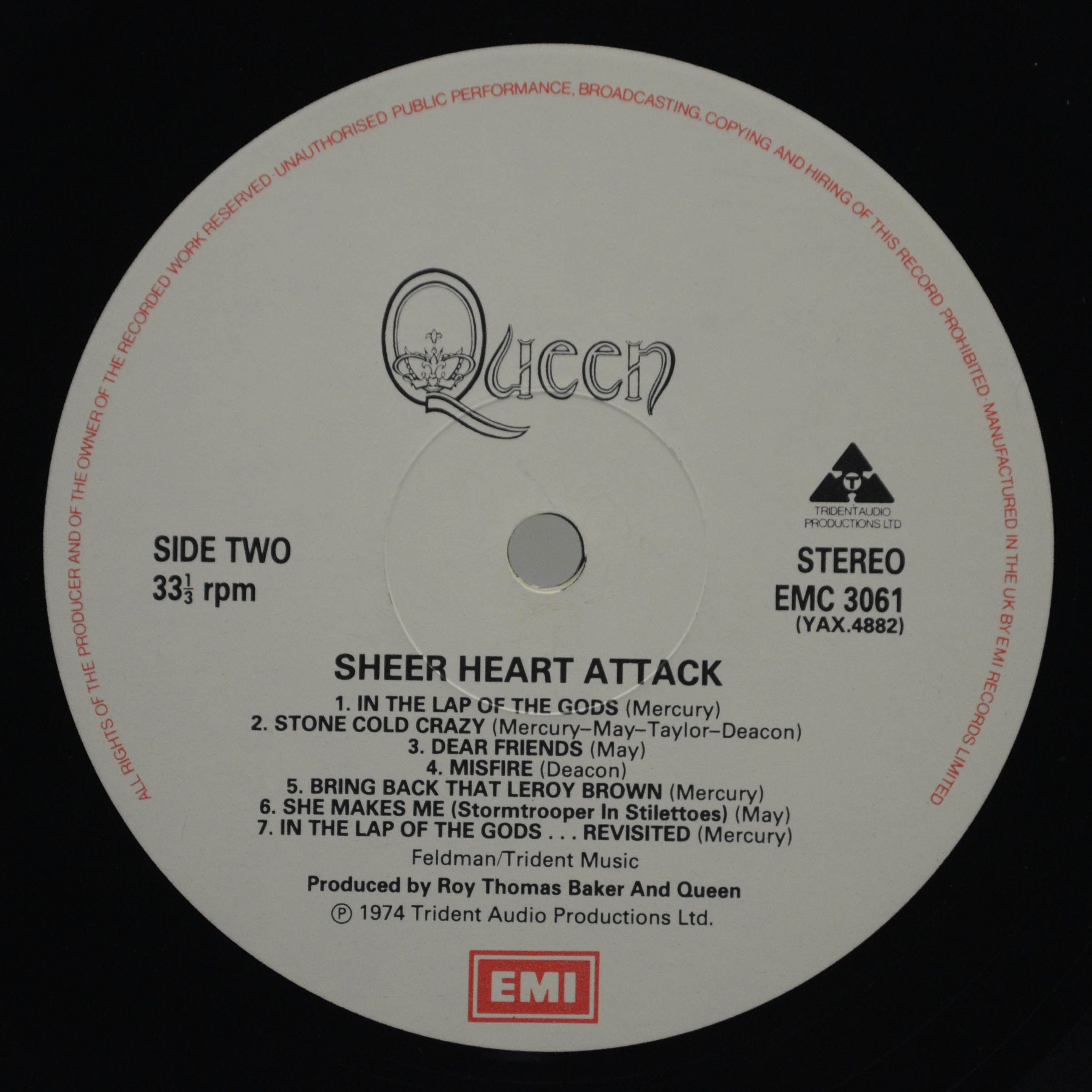 Queen — Sheer Heart Attack (UK), 1974