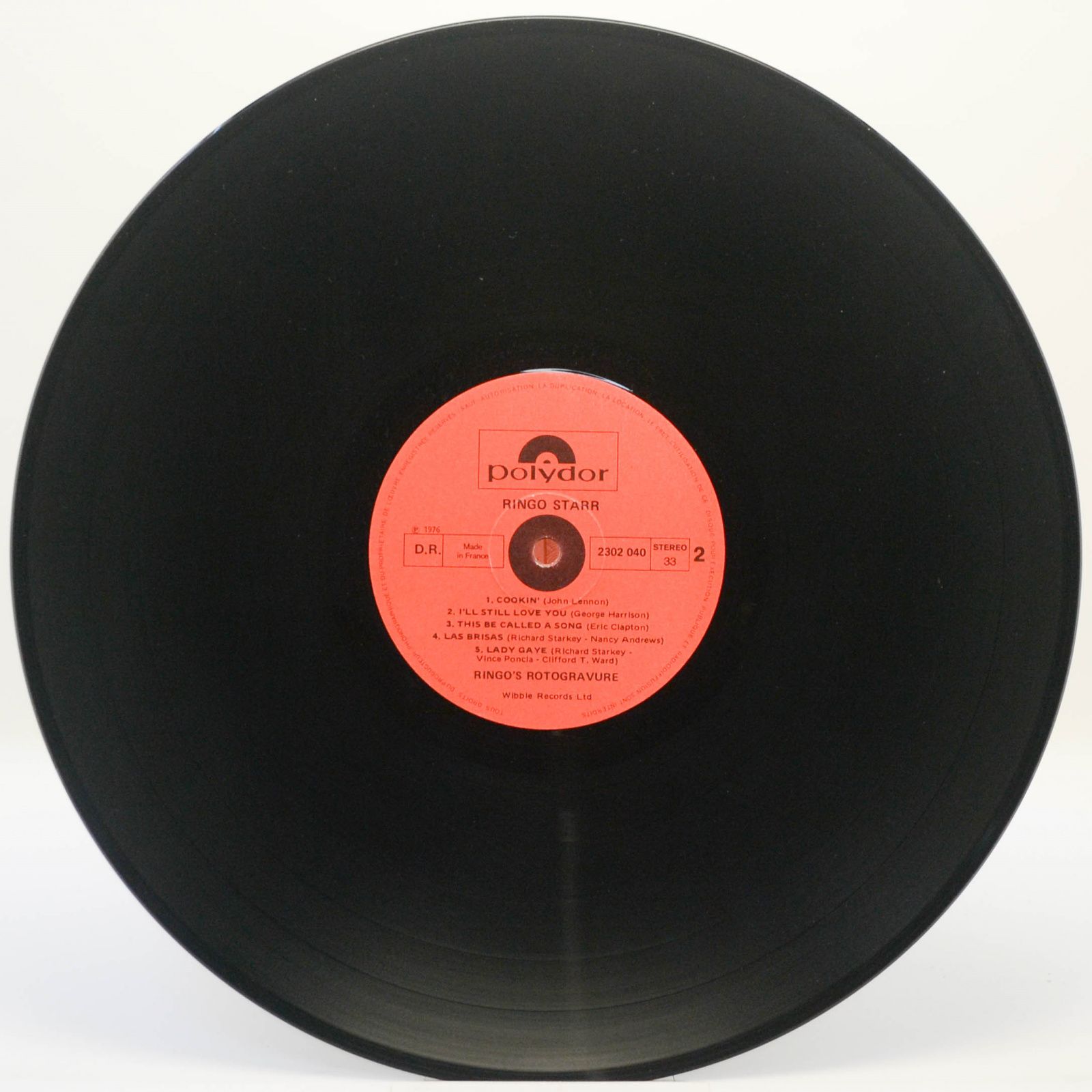 Ringo Starr — Ringo's Rotogravure, 1976