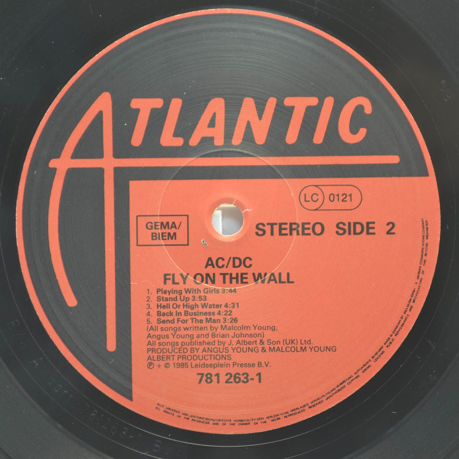 AC/DC — Fly On The Wall, 1985
