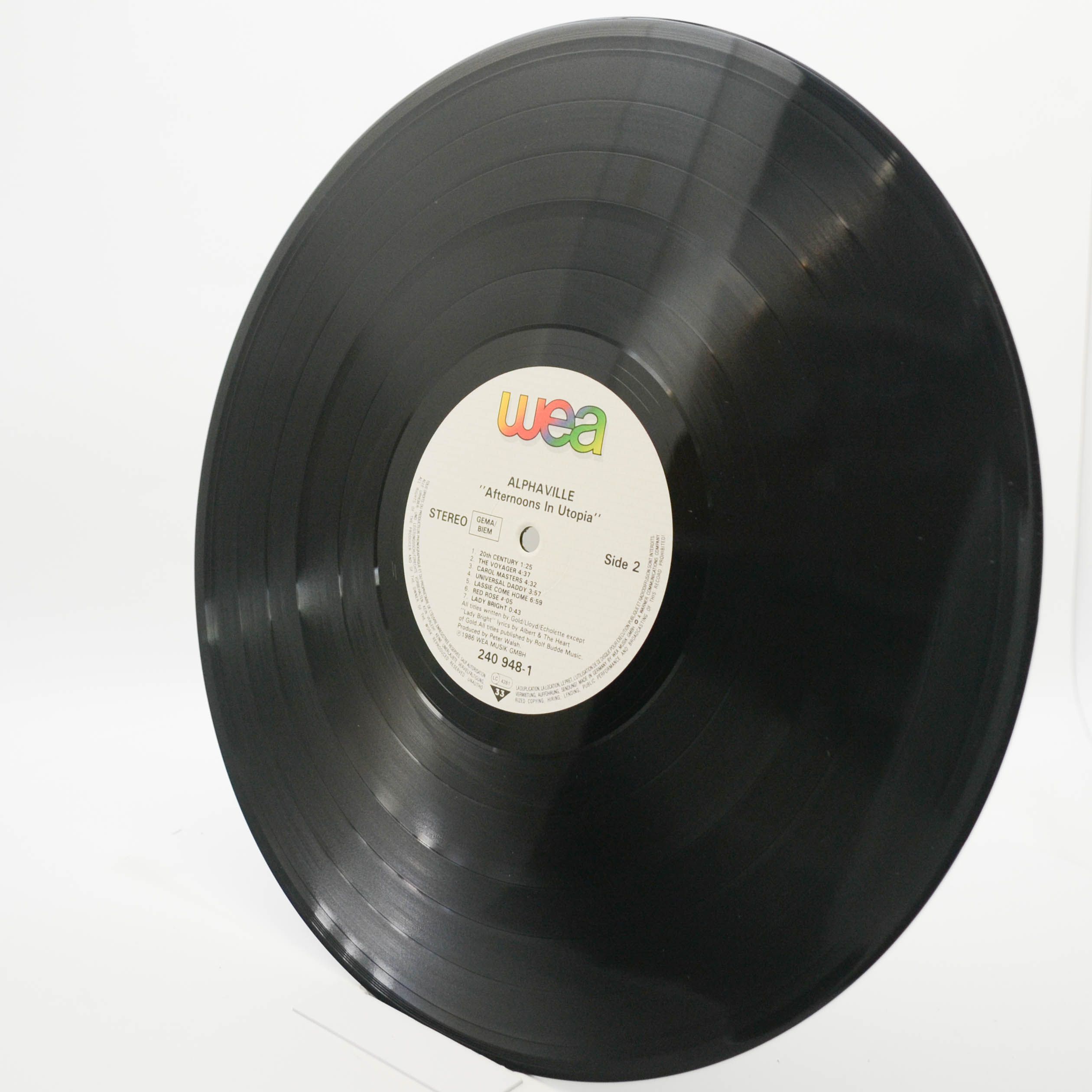 Alphaville — Afternoons In Utopia, 1986