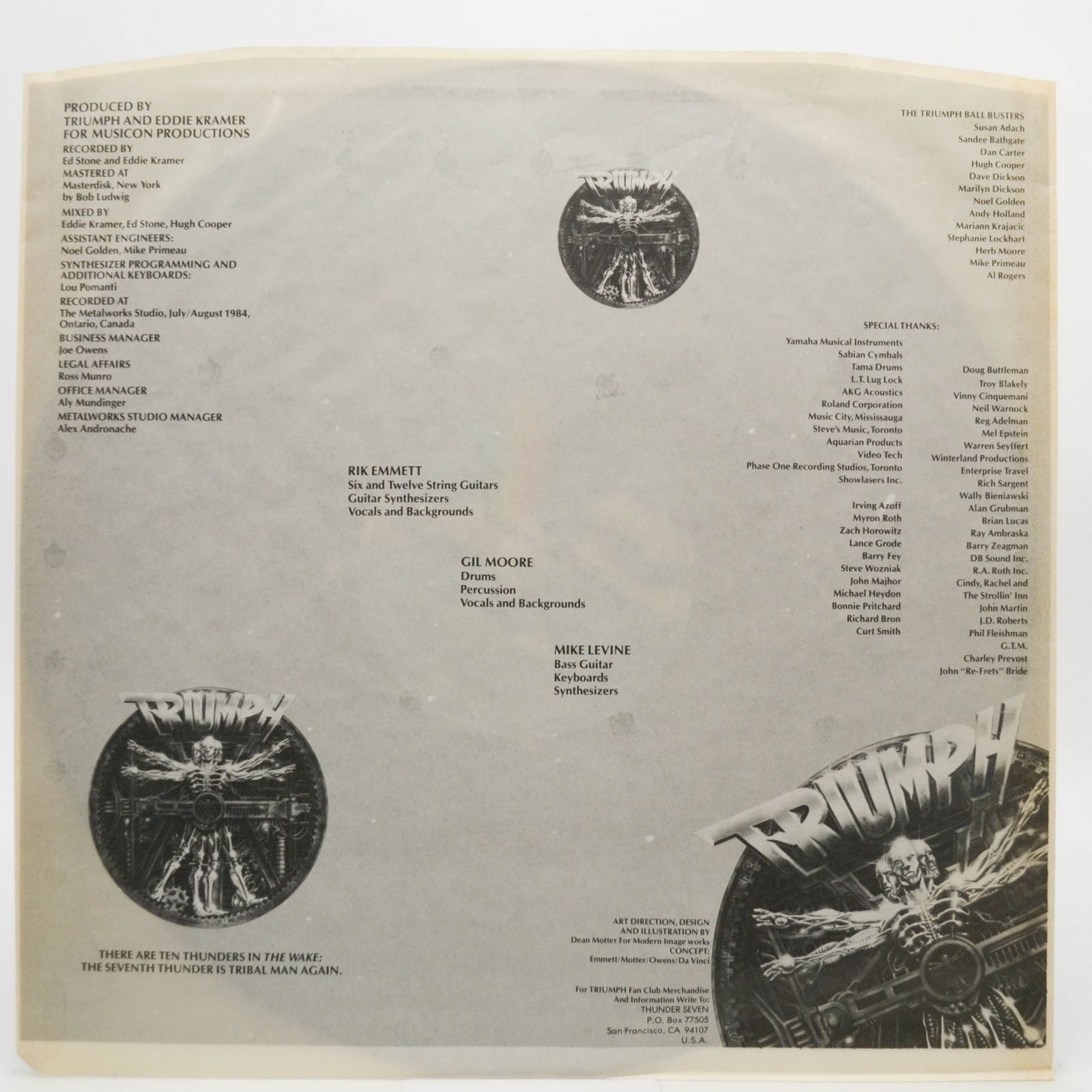 Triumph — Thunder Seven, 1985