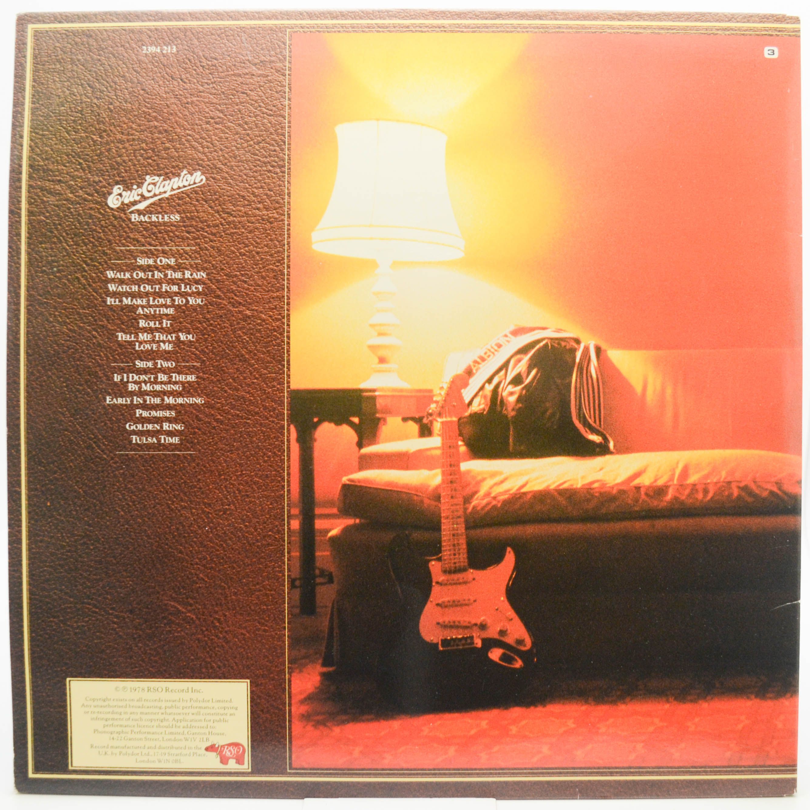 Eric Clapton — Backless, 1978