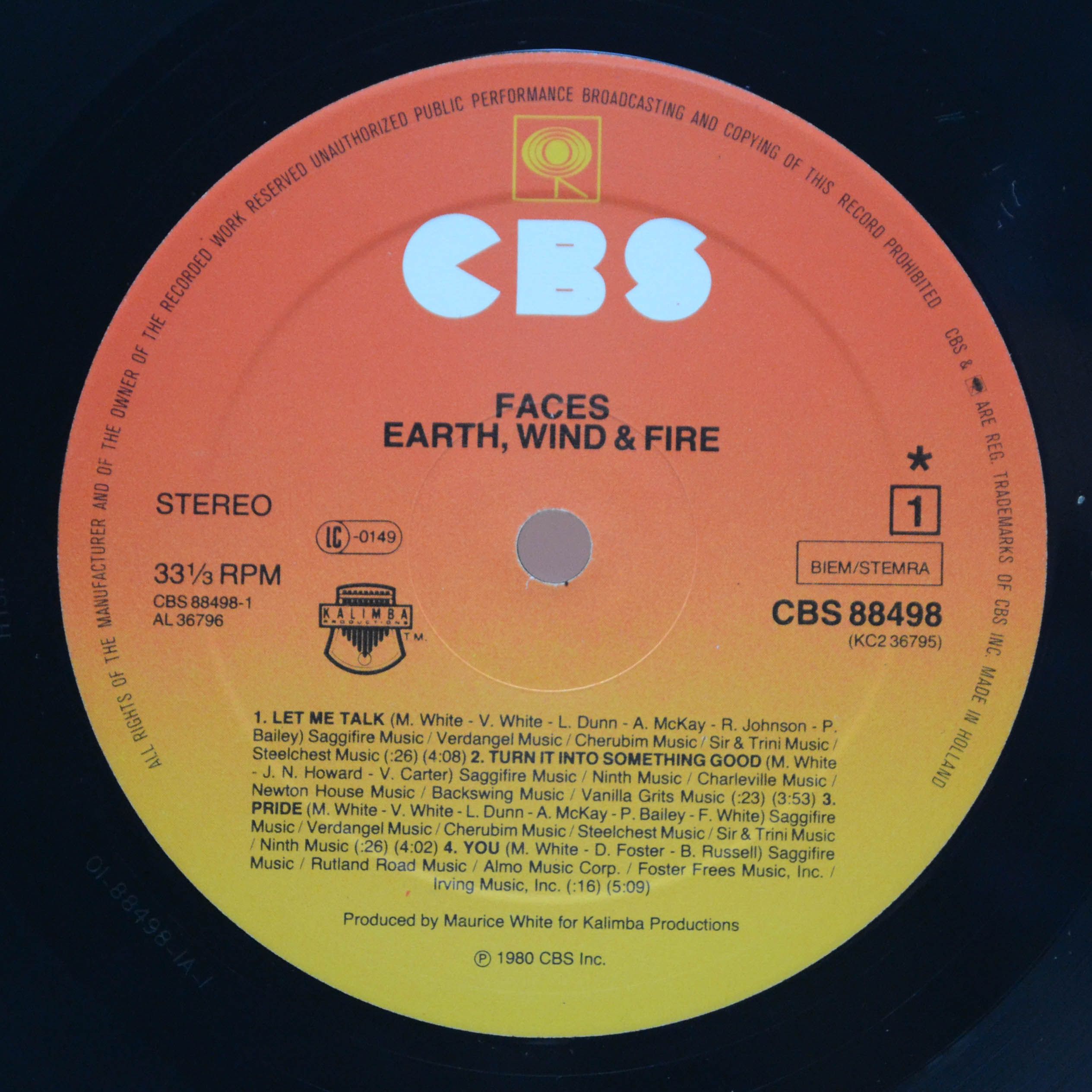Earth Wind & Fire — Faces (2LP), 1980
