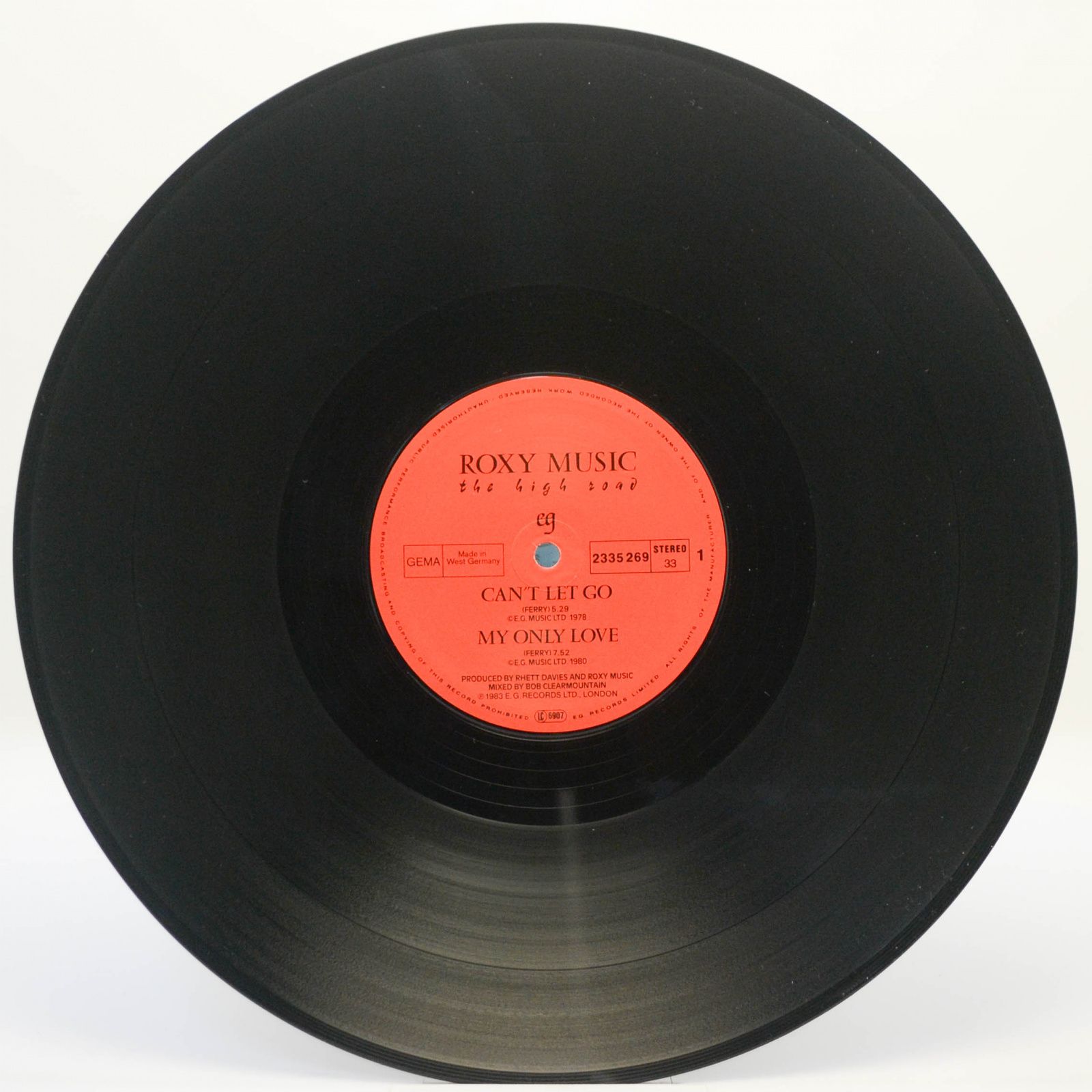 Roxy Music — The High Road, 1983