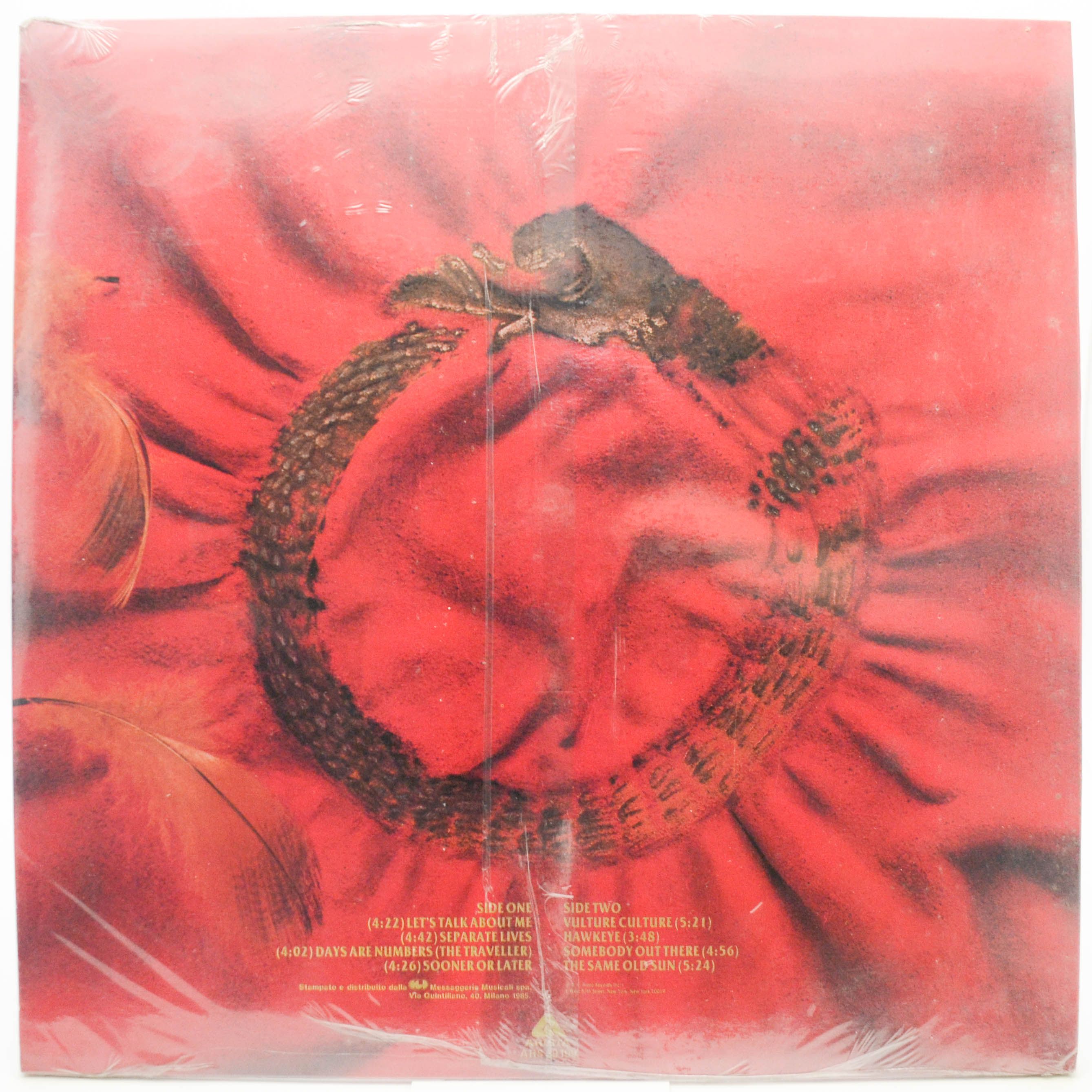 Alan Parsons Project — Vulture Culture, 1985