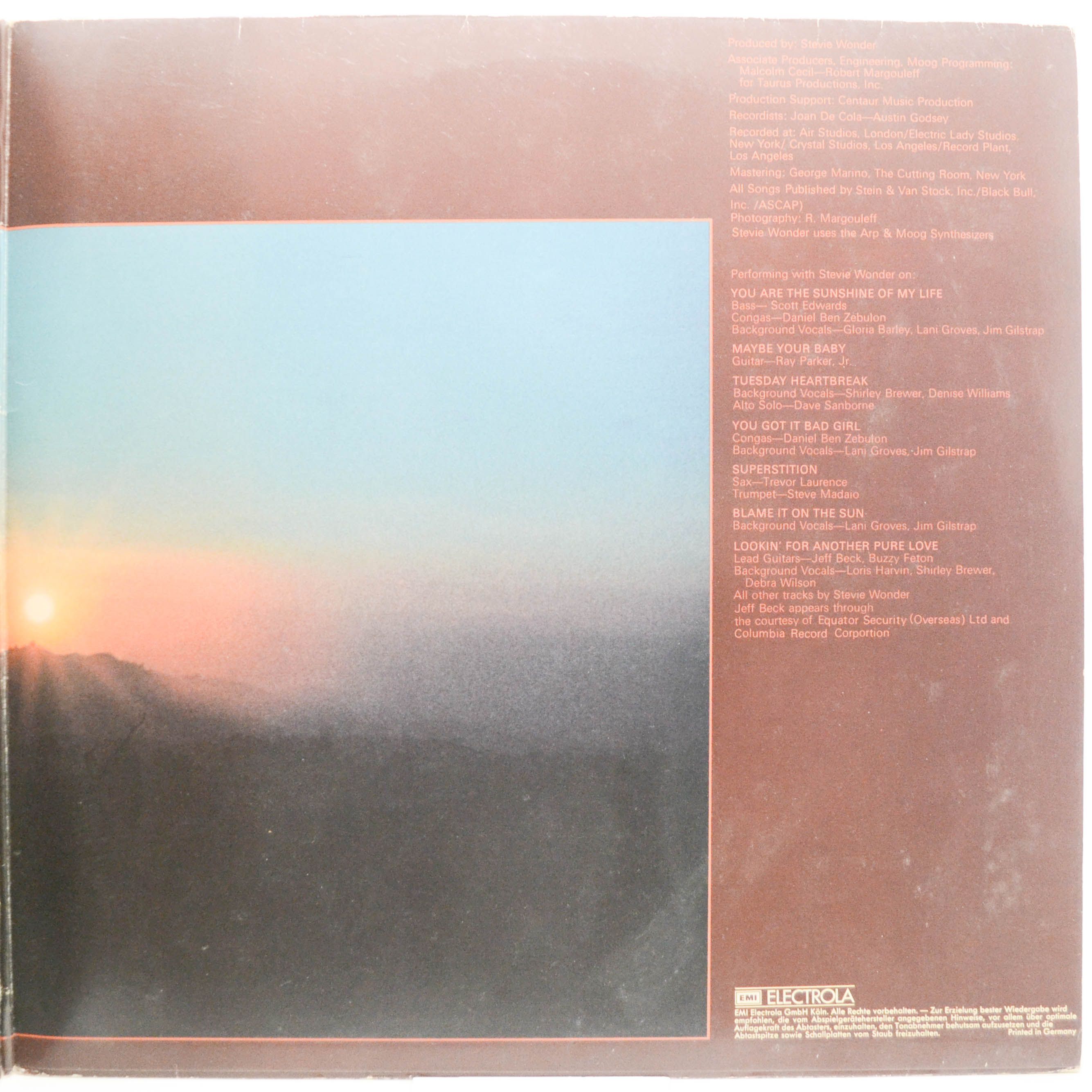 Stevie Wonder — Talking Book, 1972