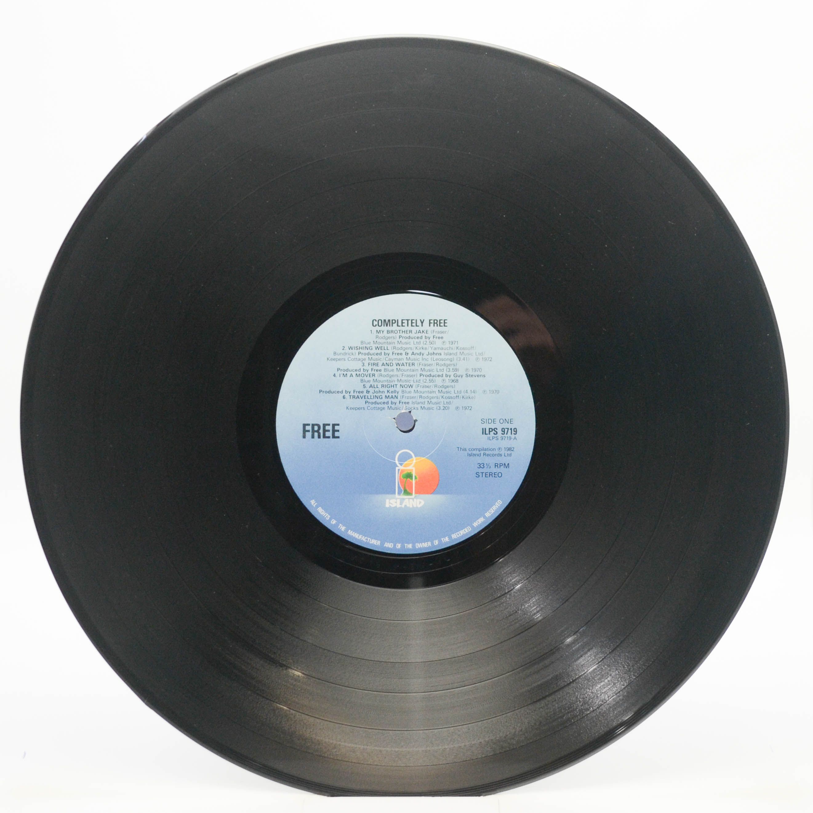 Free — Completely Free (1-st UK), 1982