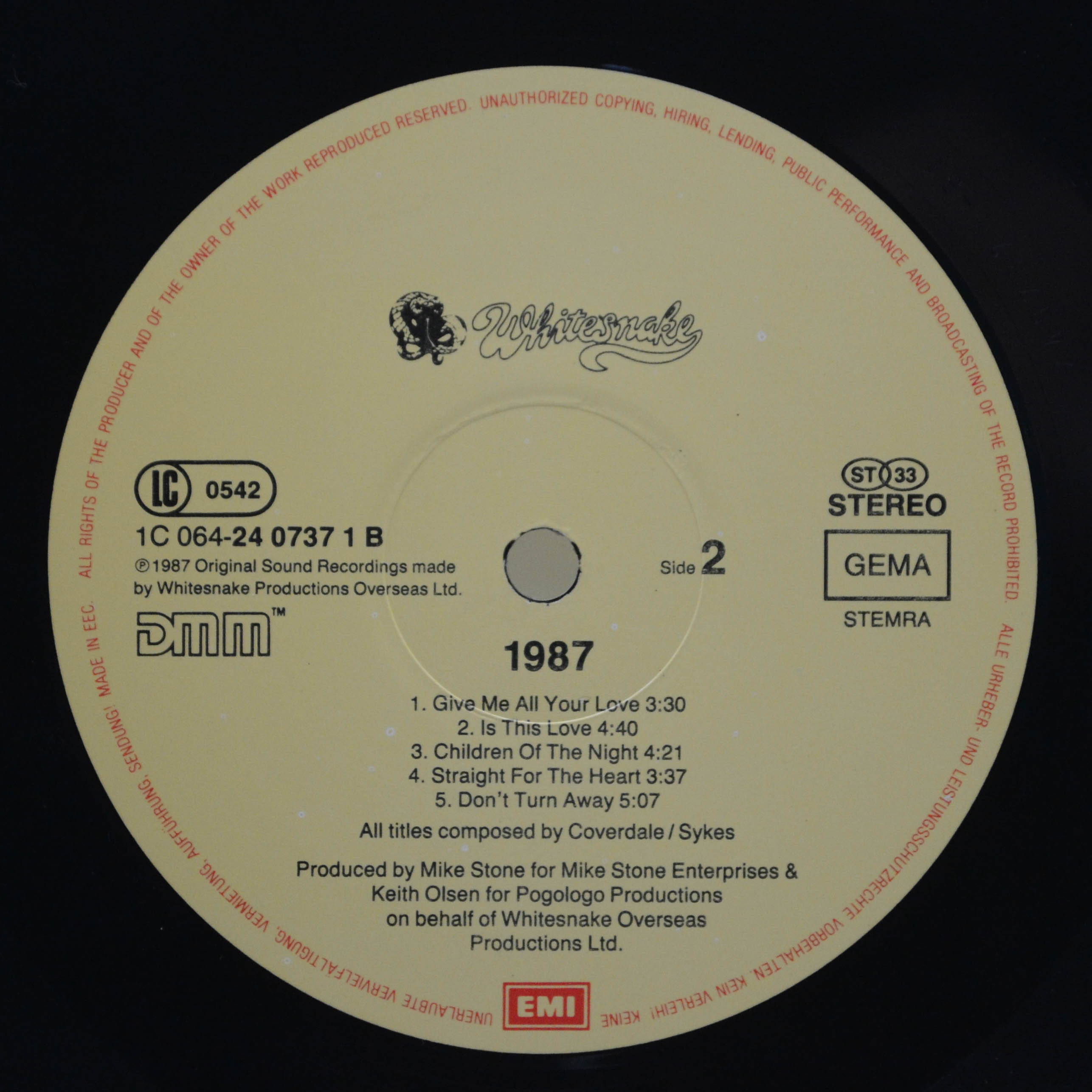 Whitesnake — 1987, 1987