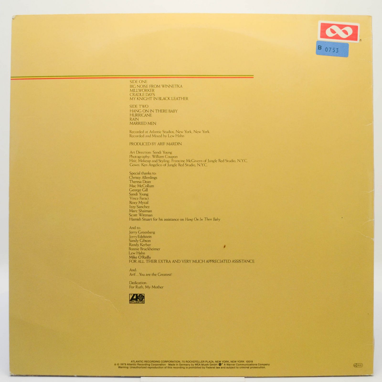 Bette Midler — Thighs And Whispers, 1979