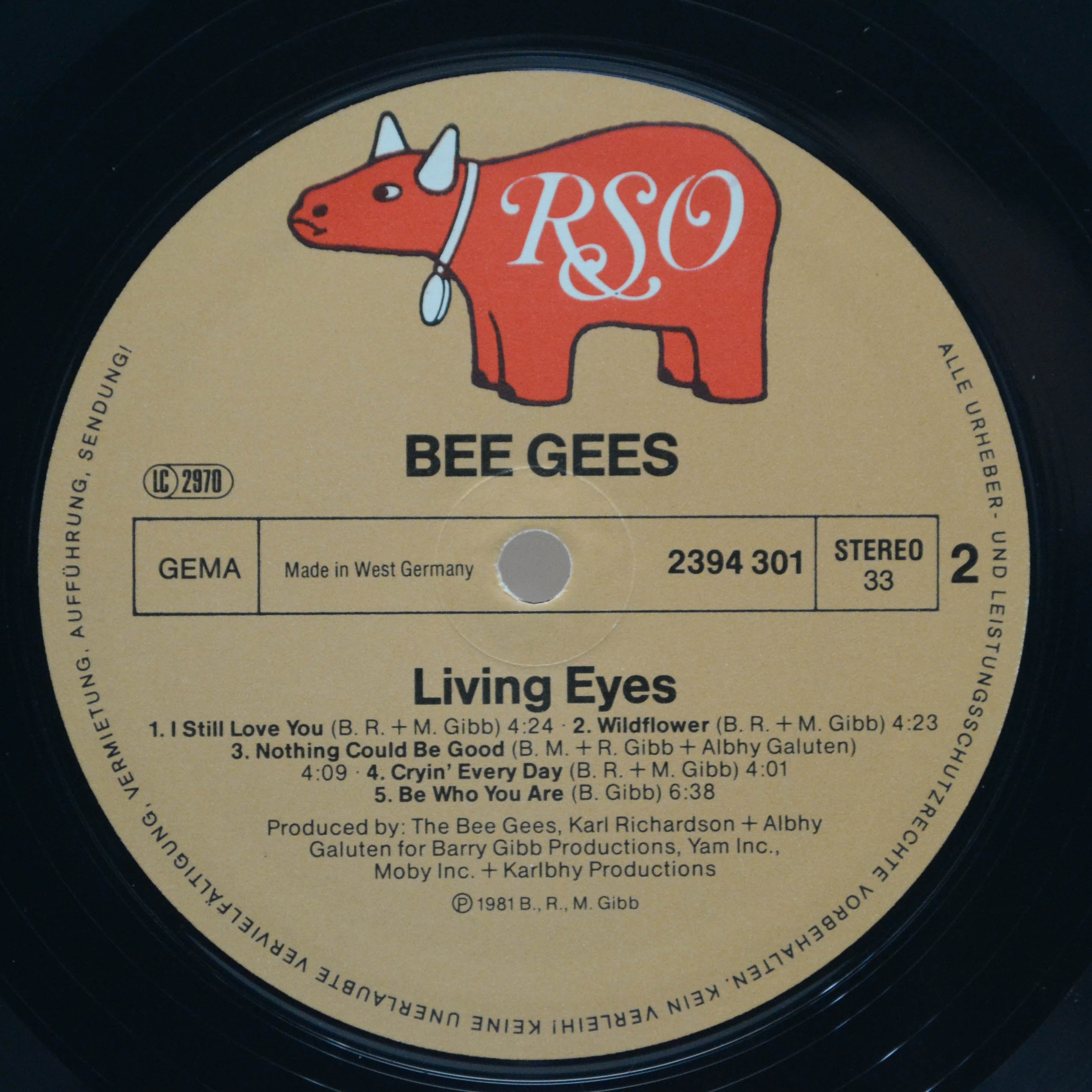 Bee Gees — Living Eyes, 1981