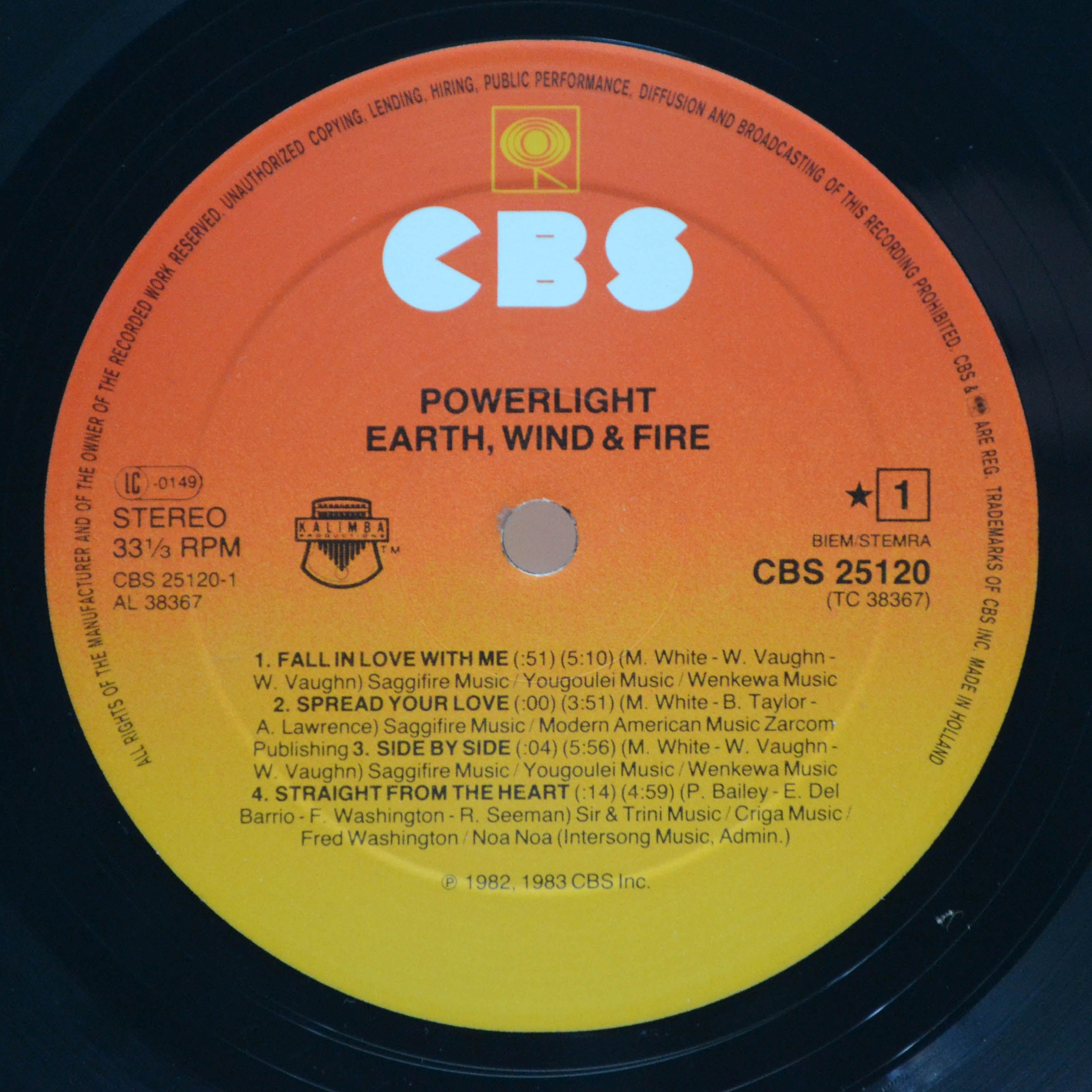 Earth, Wind & Fire — Powerlight, 1983