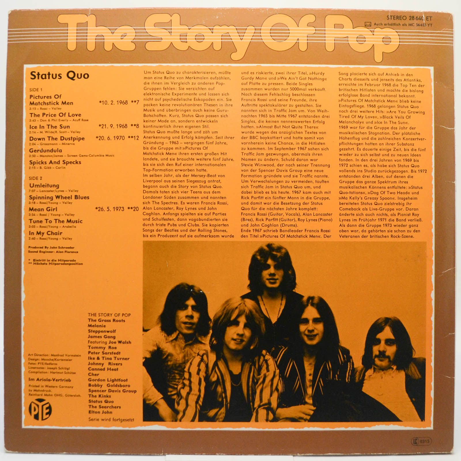 Status Quo — The Story Of Pop, 1977