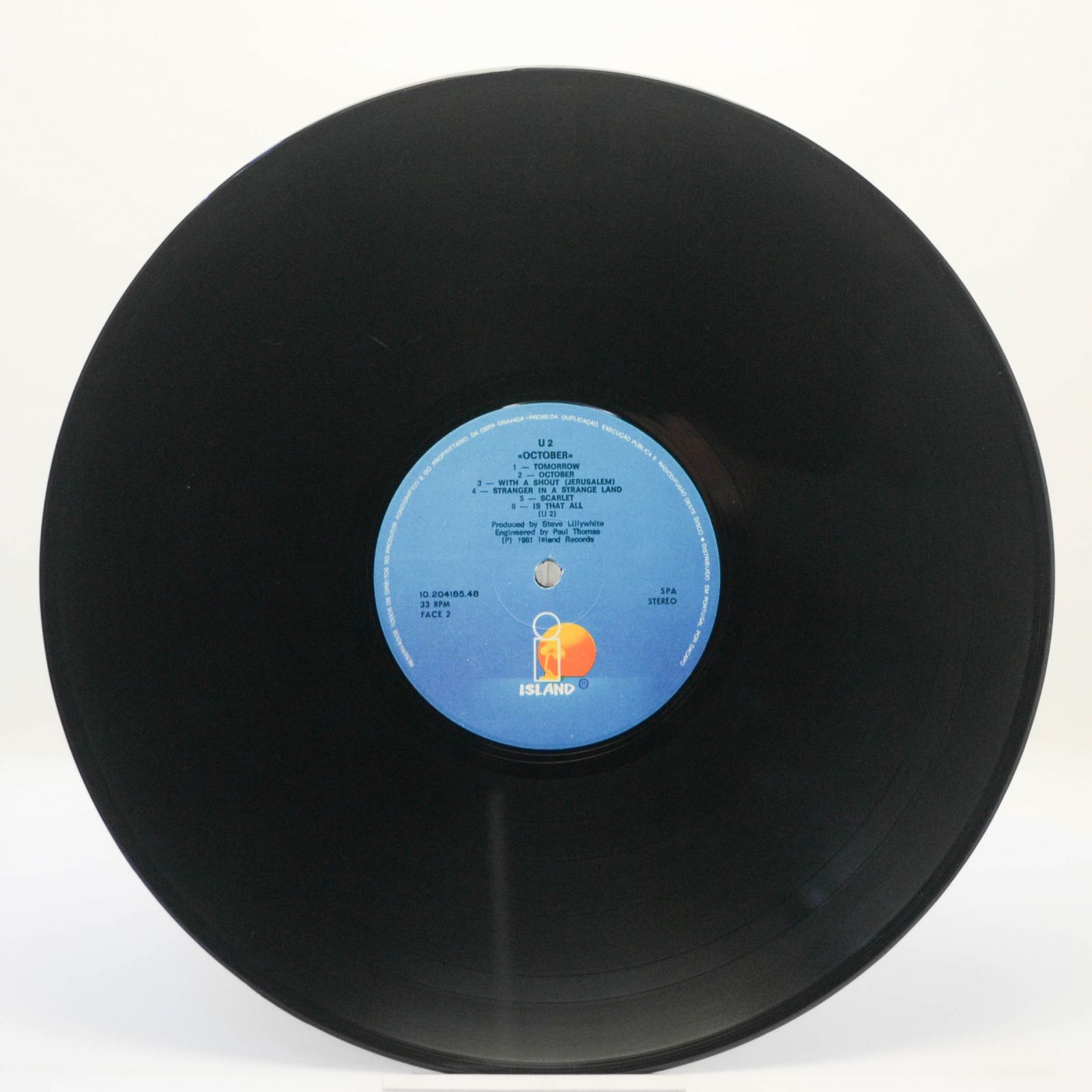 U2 — October, 1981