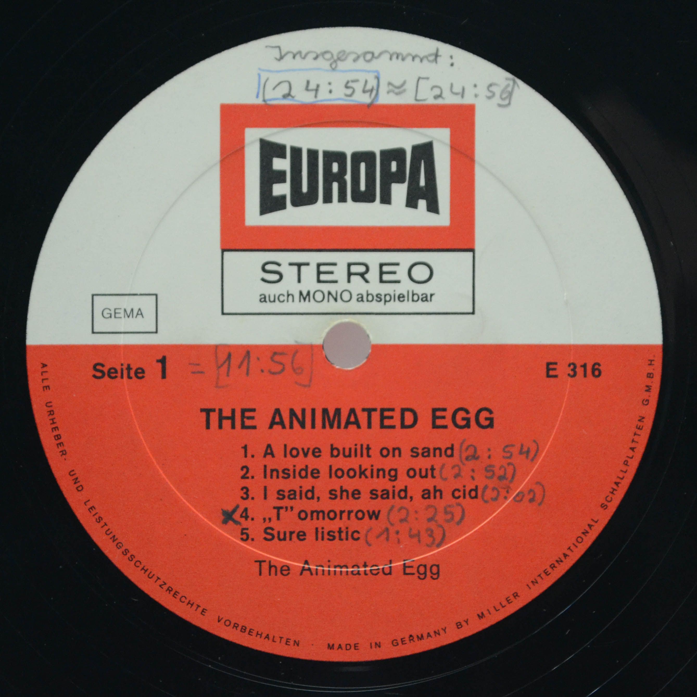 Animated Egg — The Animated Egg, 1969