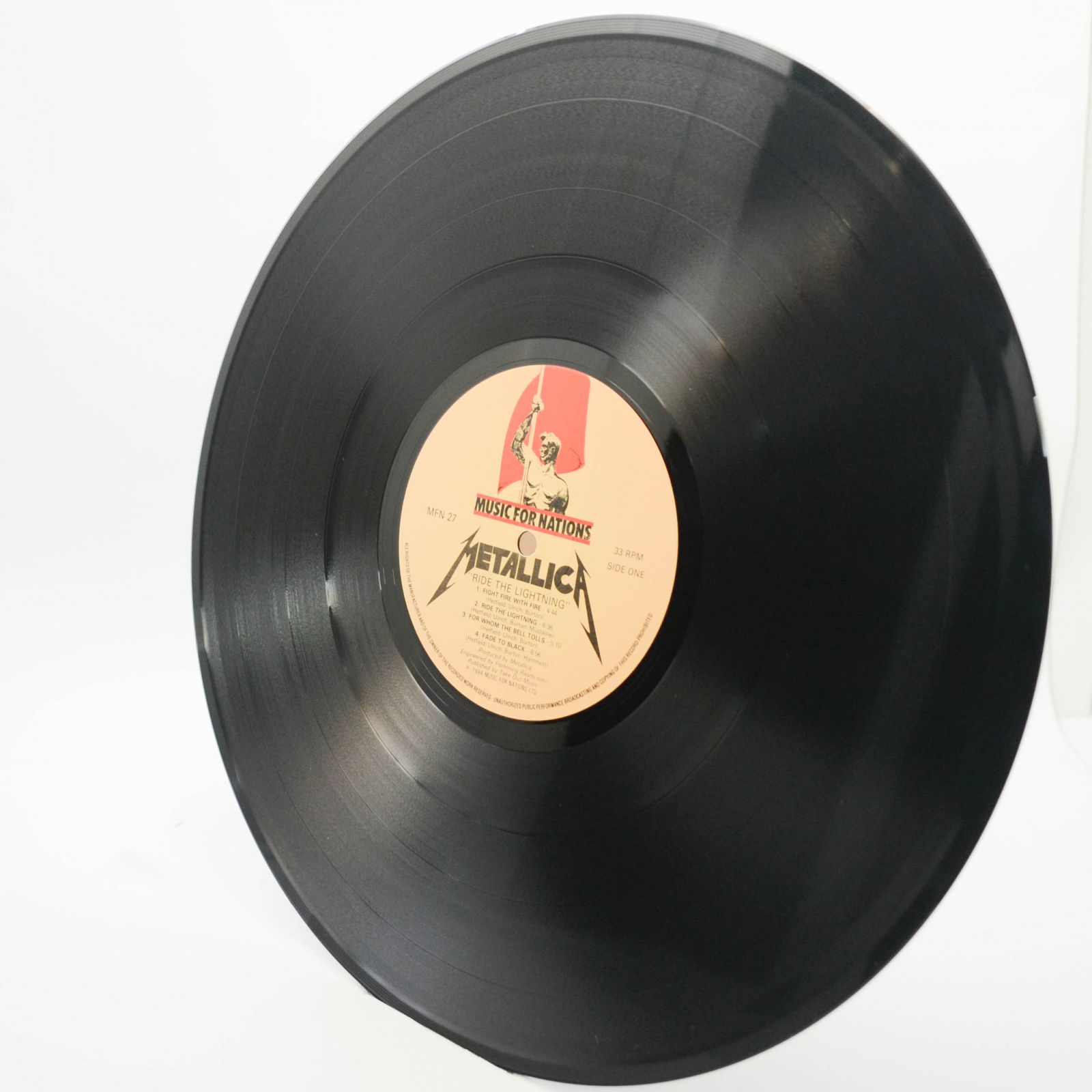 Metallica — Ride The Lightning (UK), 1984