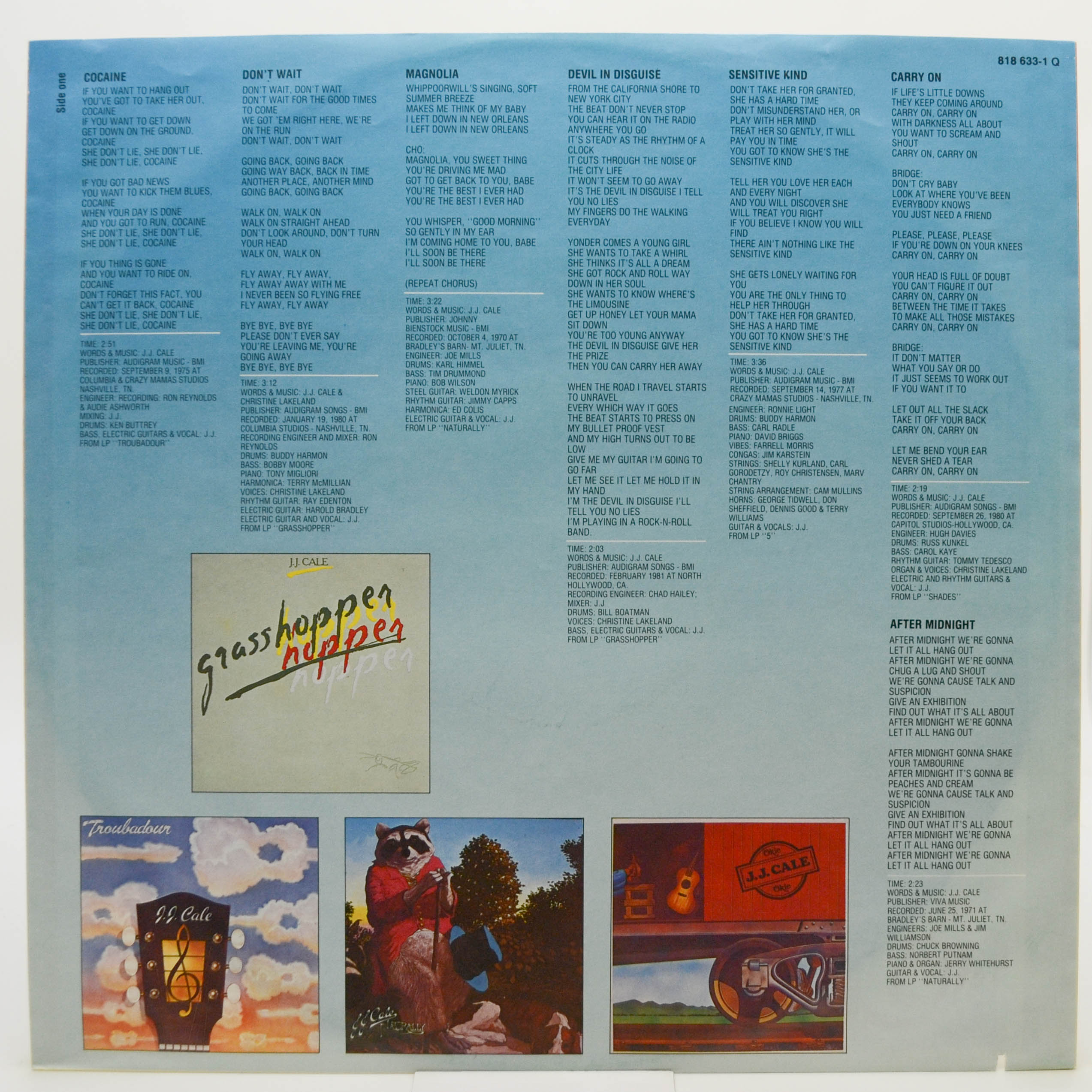 JJ Cale — Special Edition, 1984