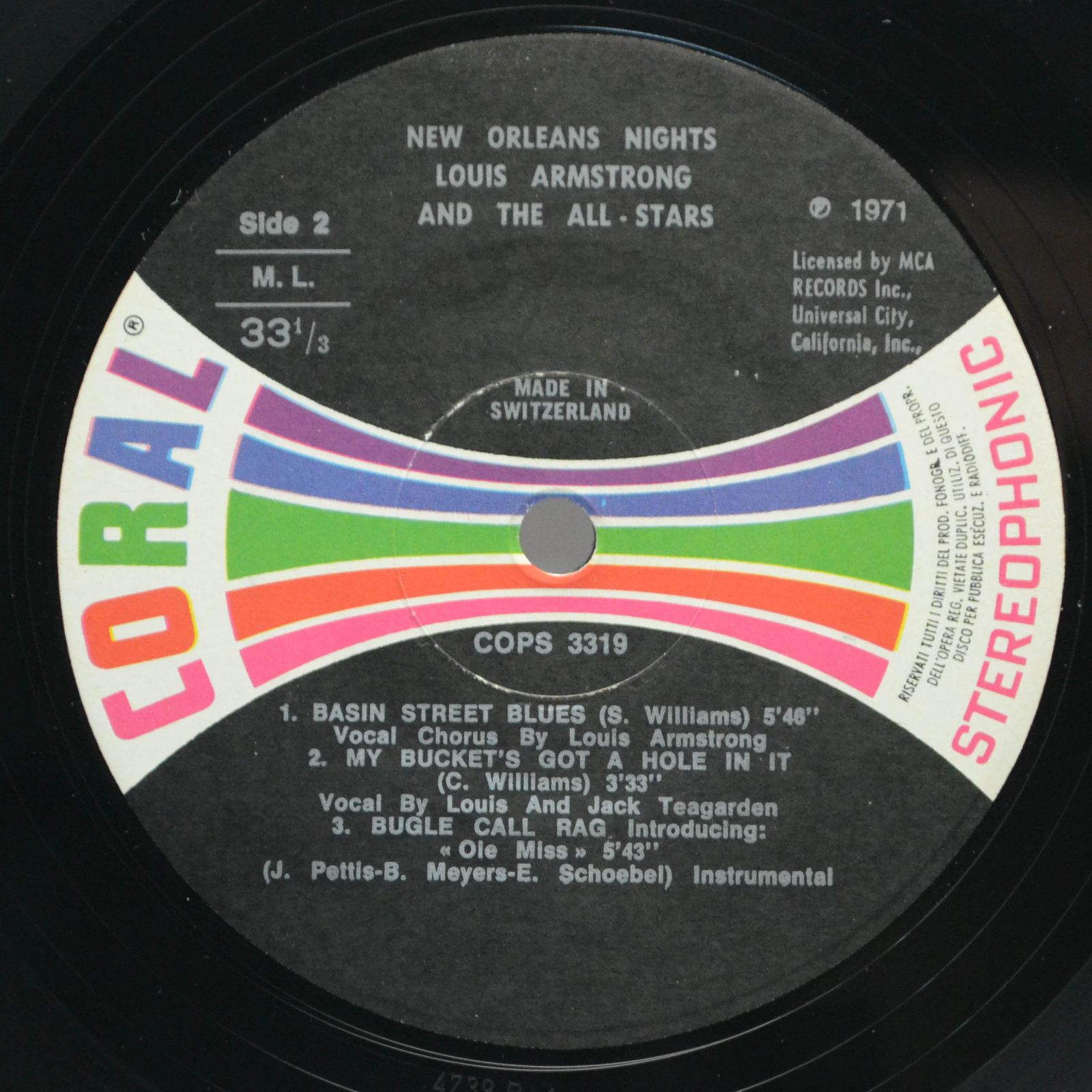 Louis Armstrong — New Orleans Nights, 1950