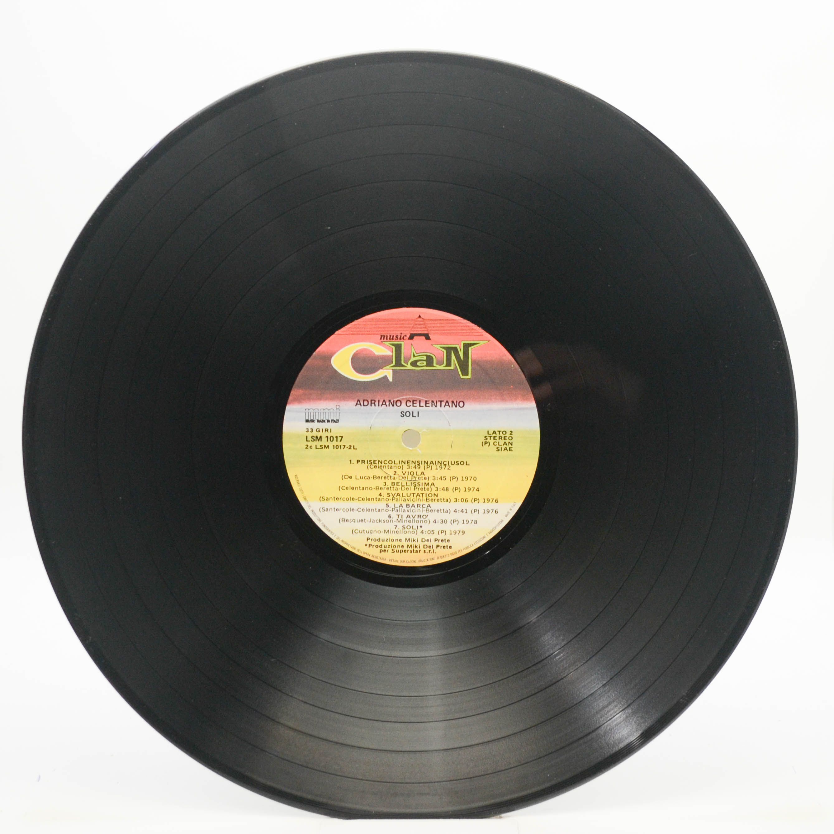 Adriano Celentano — Soli (Italy, Clan), 1984