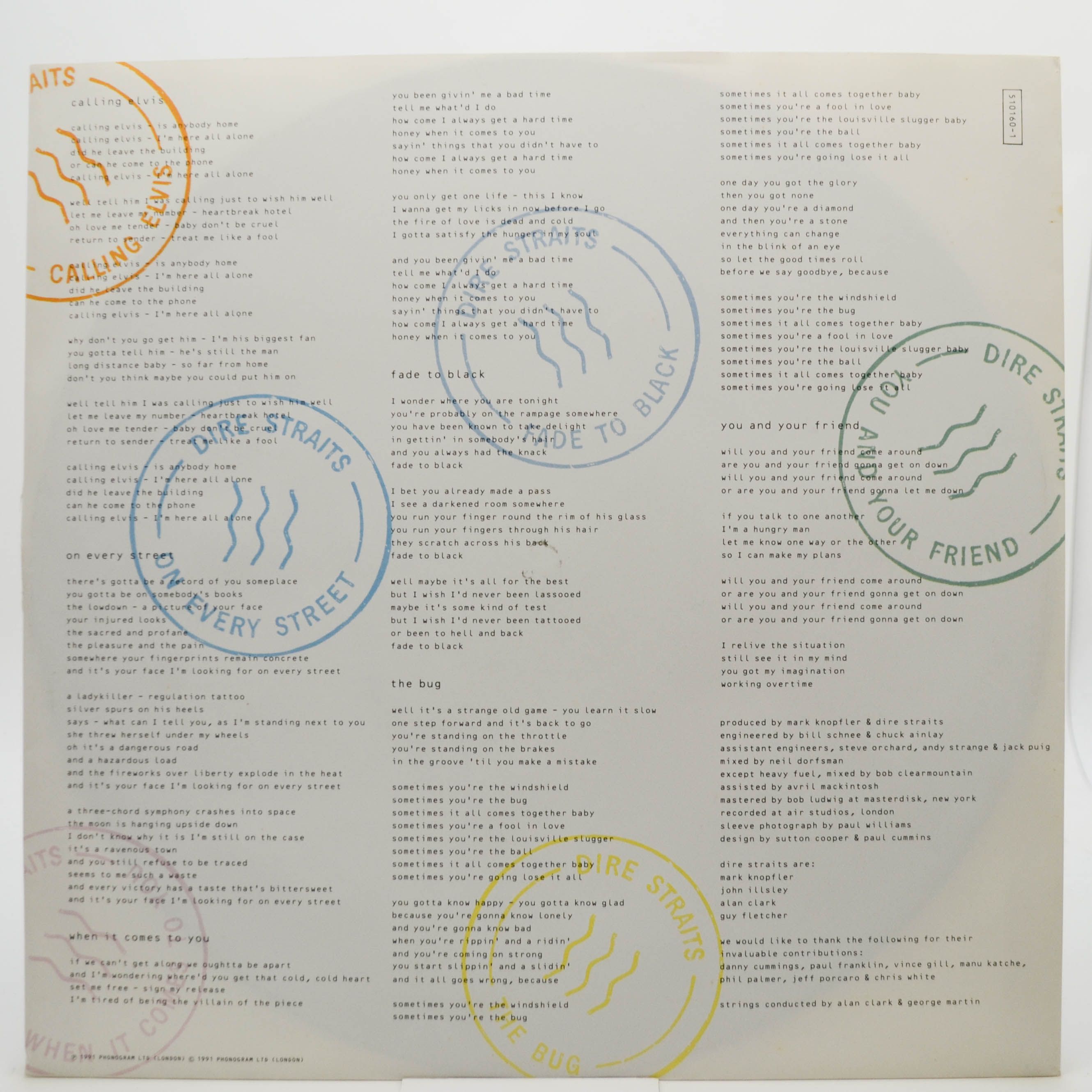 Dire Straits — On Every Street, 1991