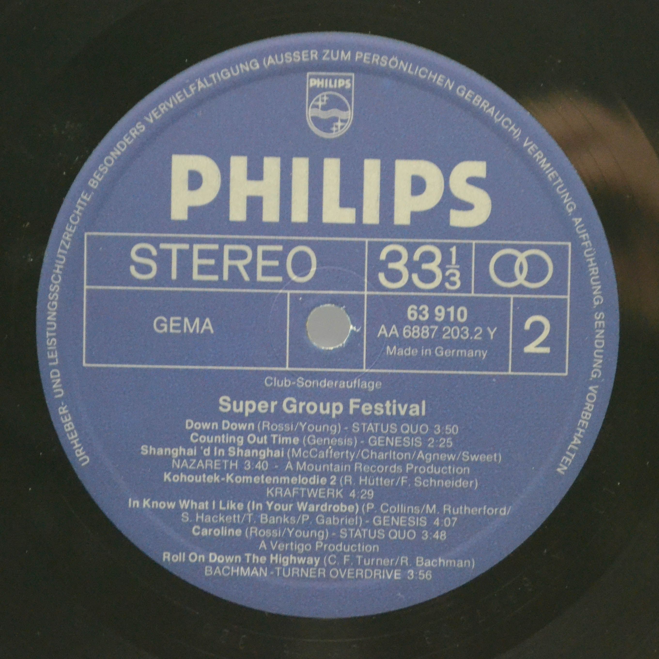 Various — Super Group Festival, 1975