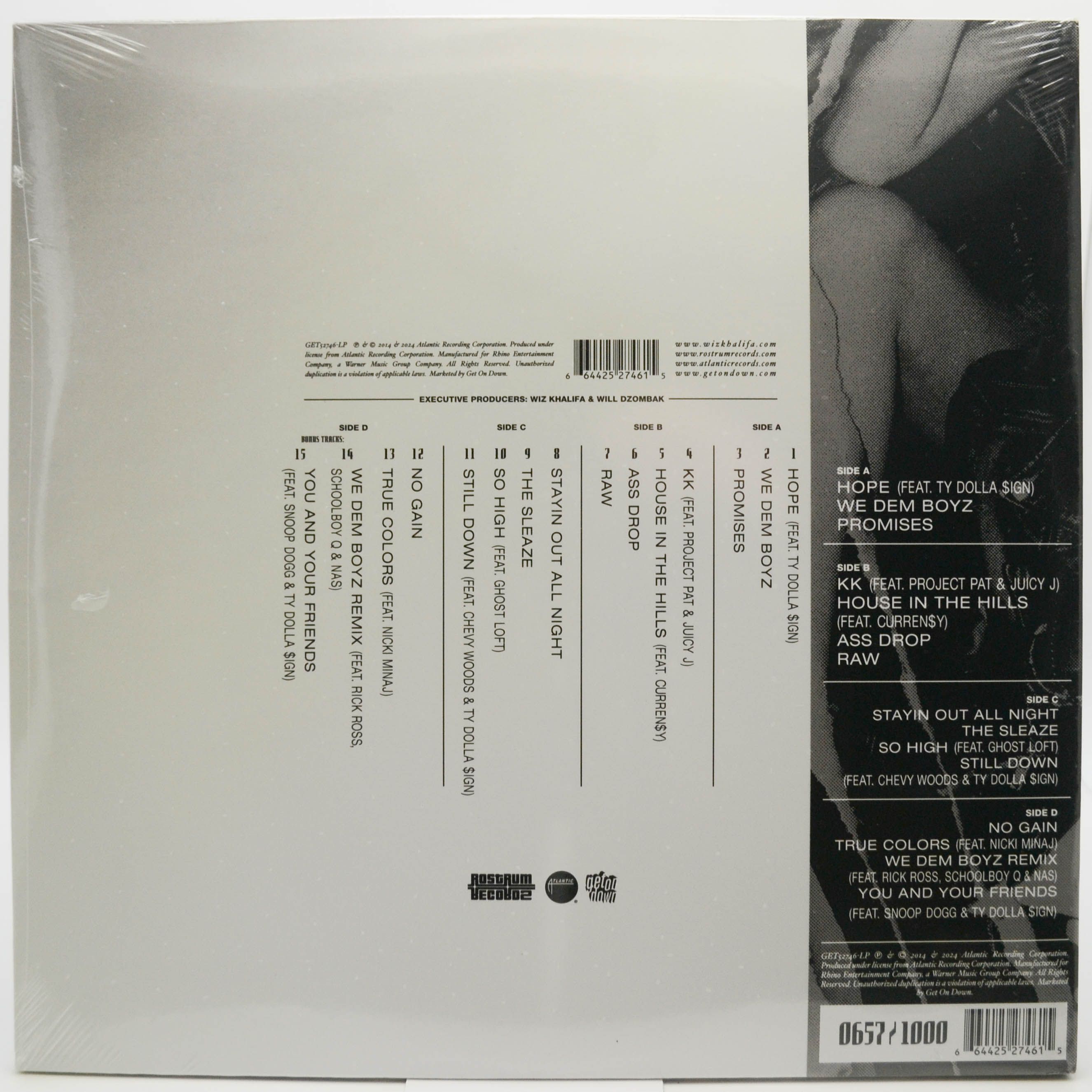 Wiz Khalifa — Blacc Hollywood (2LP, USA), 2014