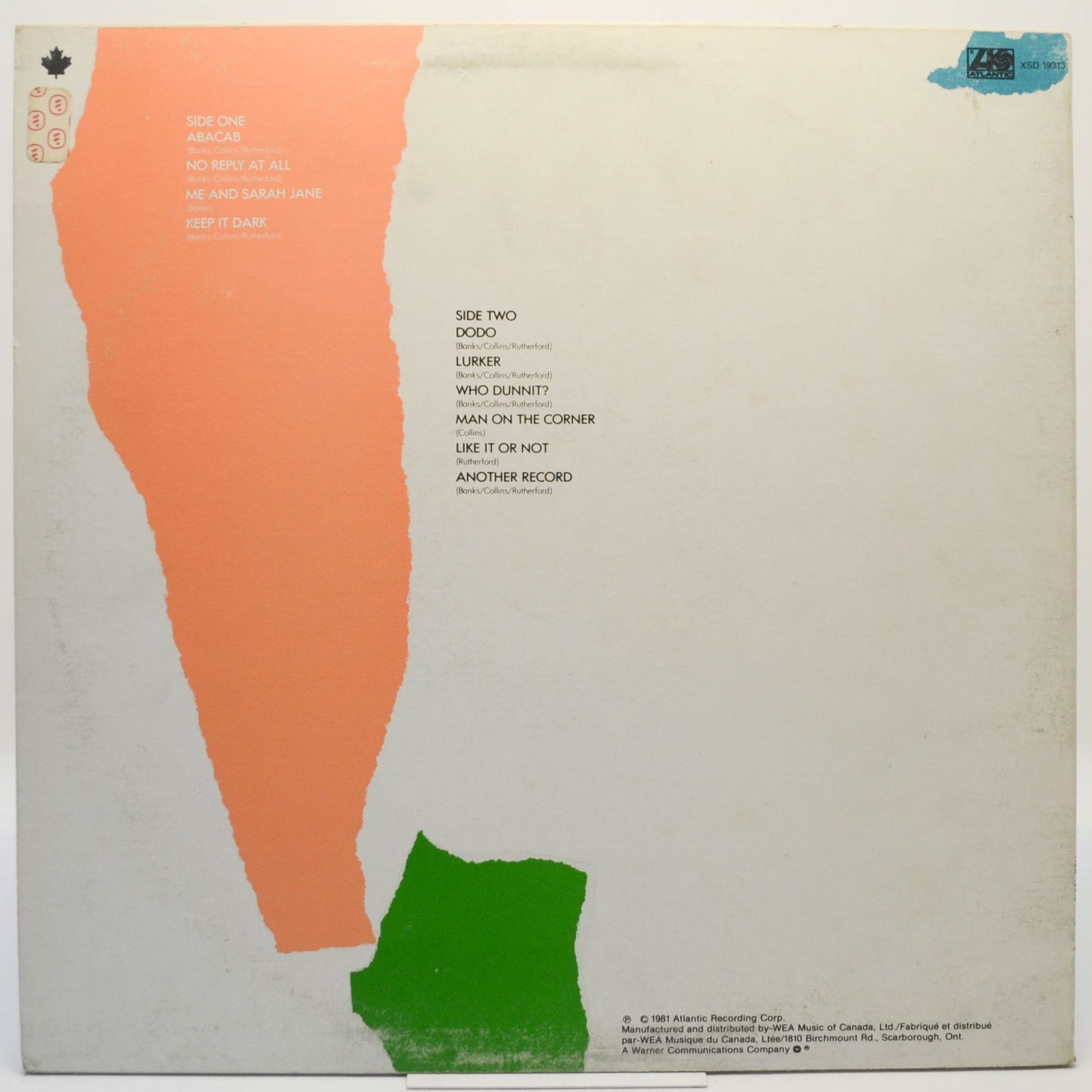 Genesis — Abacab, 1981