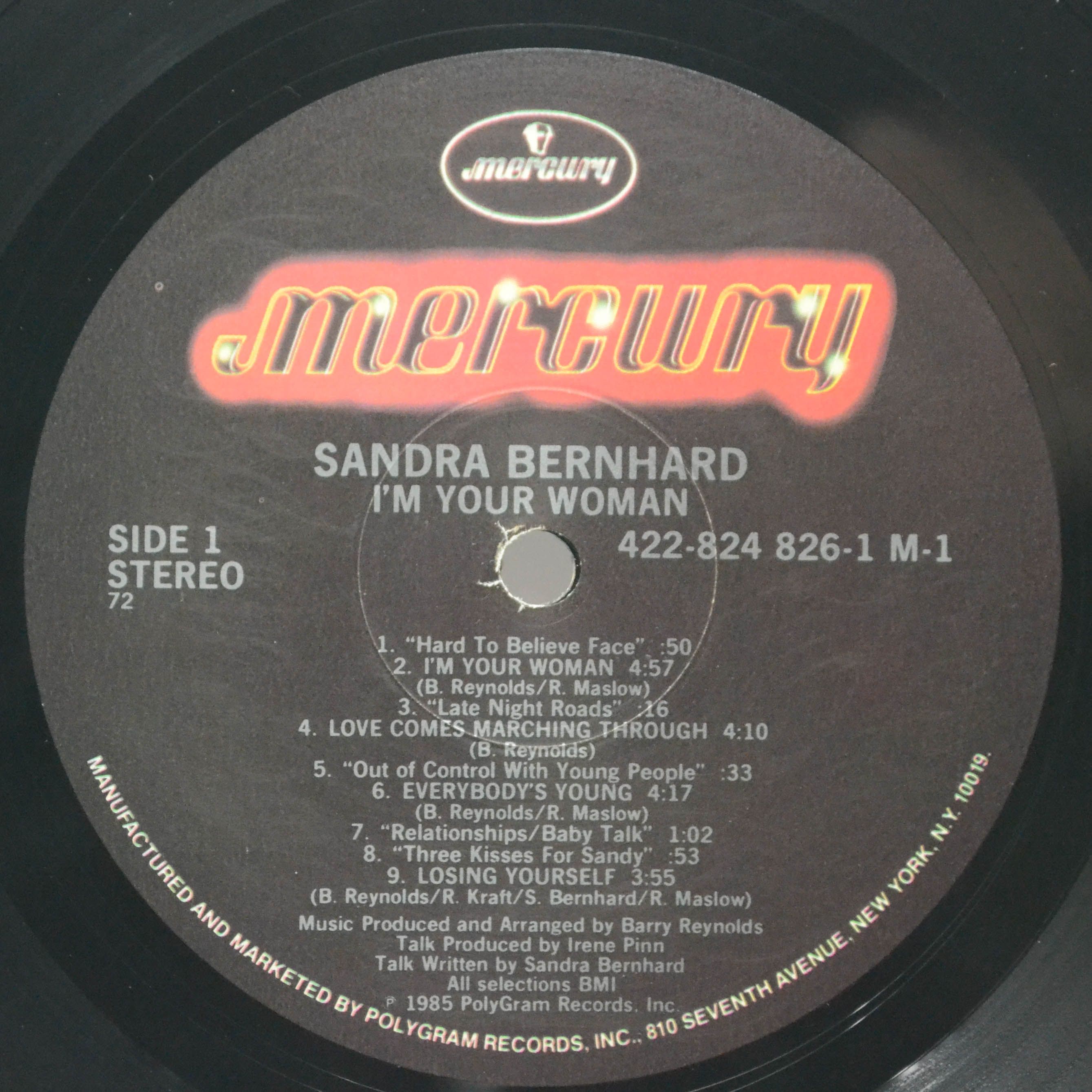 Sandra Bernhard — I'm Your Woman (USA), 1985