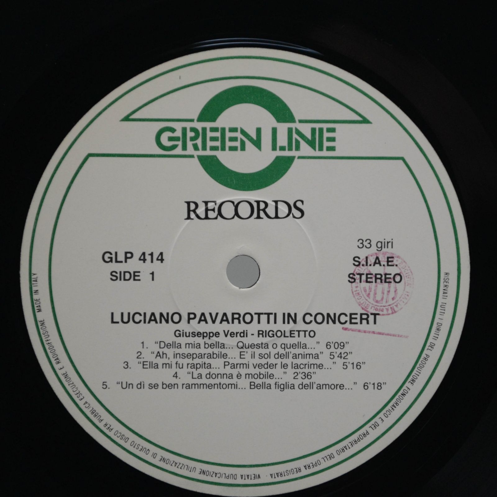 Luciano Pavarotti — In Concert (Italy), 1984