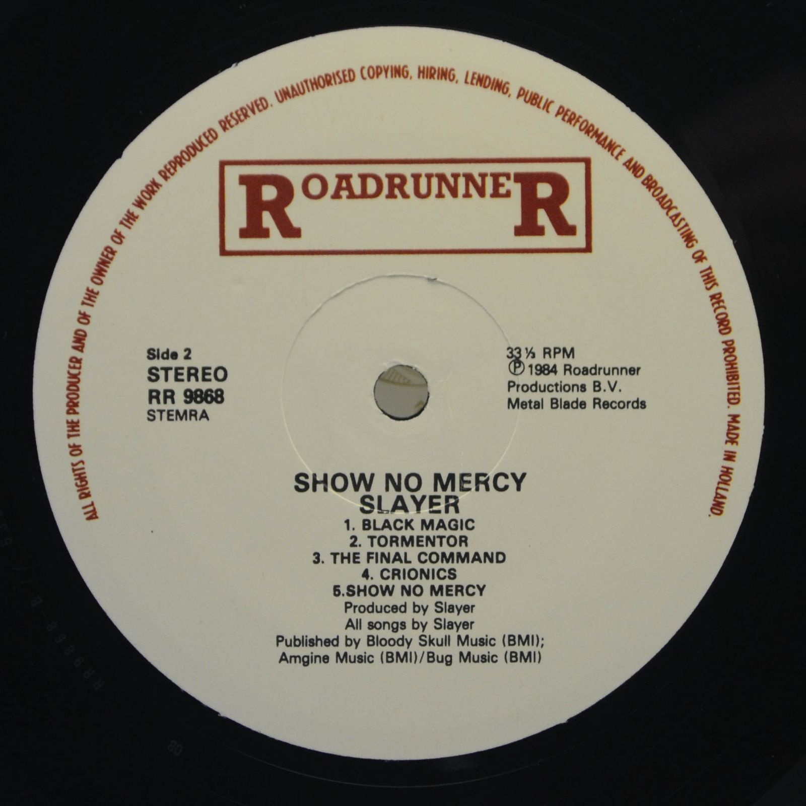 Slayer — Show No Mercy,